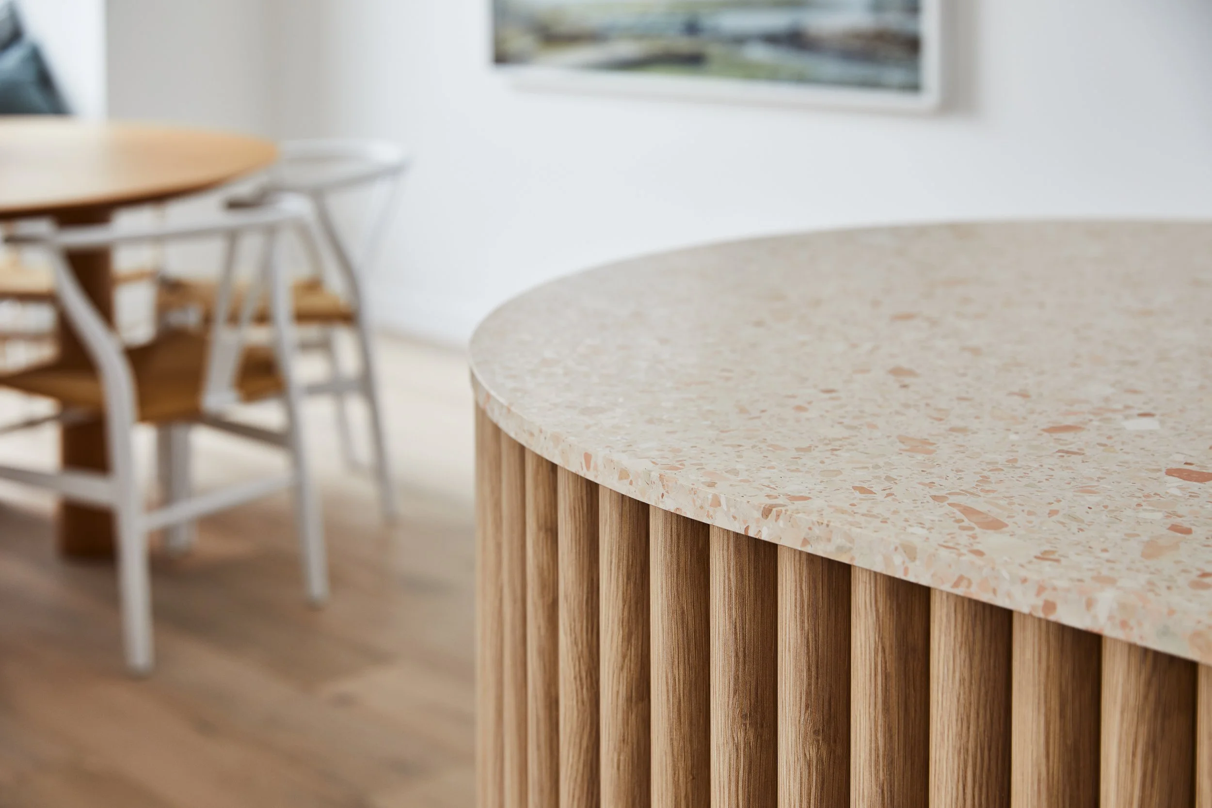 Stone kitchen detail in a high performance home in Sunshine built by Carland Constructions