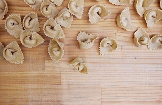 Our homemade tortellini. Always a winner! Whilst on the subject of pasta if you&rsquo;re not following already, we have found a dream dedicated pasta account @pastasocialclub Yesssss please.