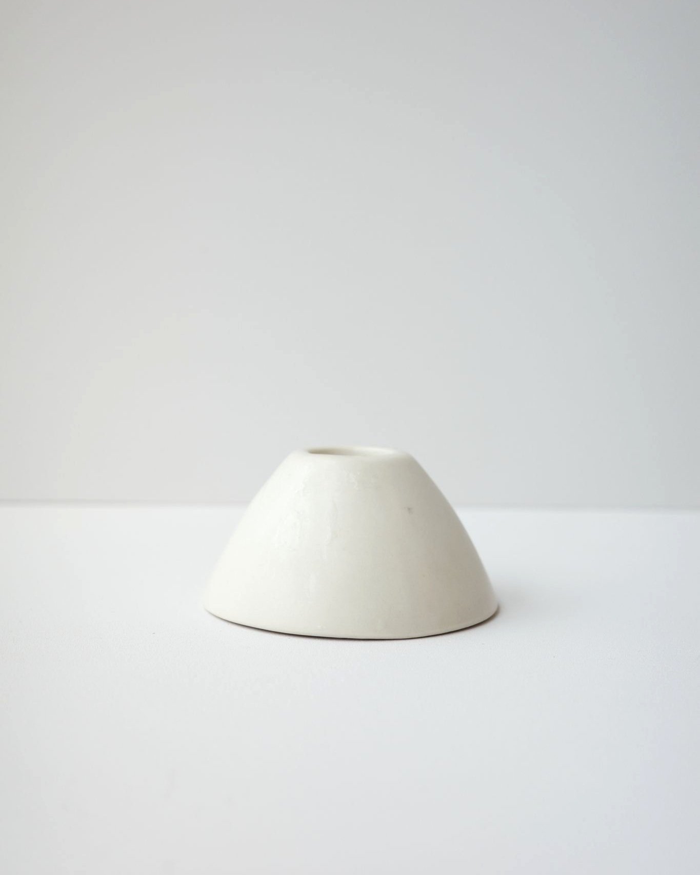 Cream Ceramic Candle Holder