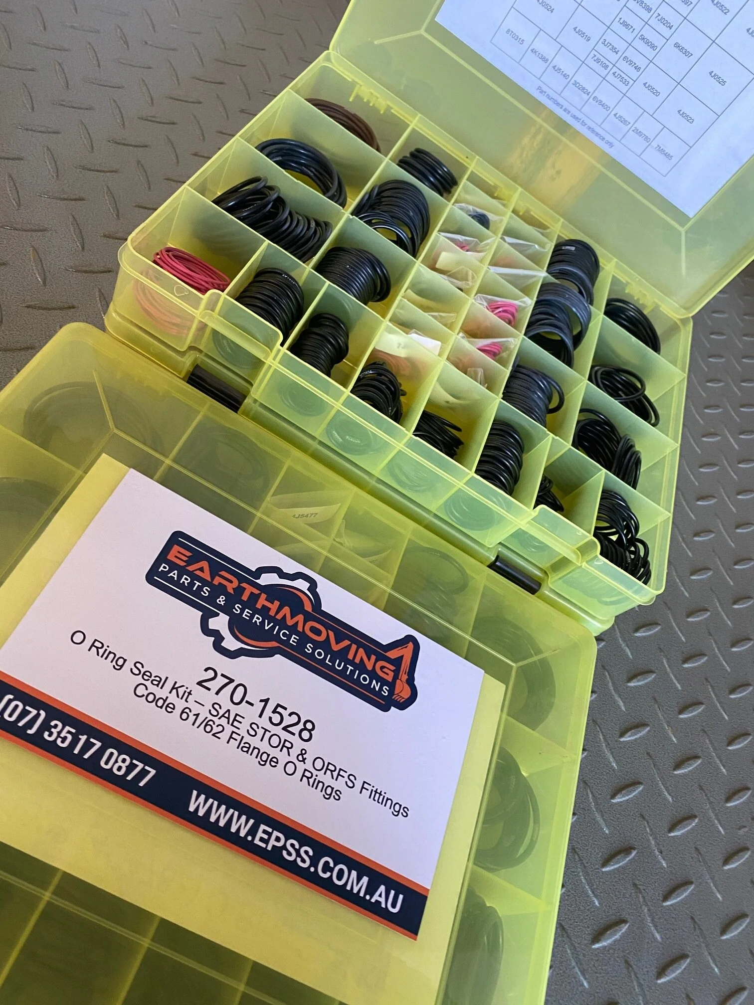 2701528 - O RING KIT - BLACK ORFS - $POA