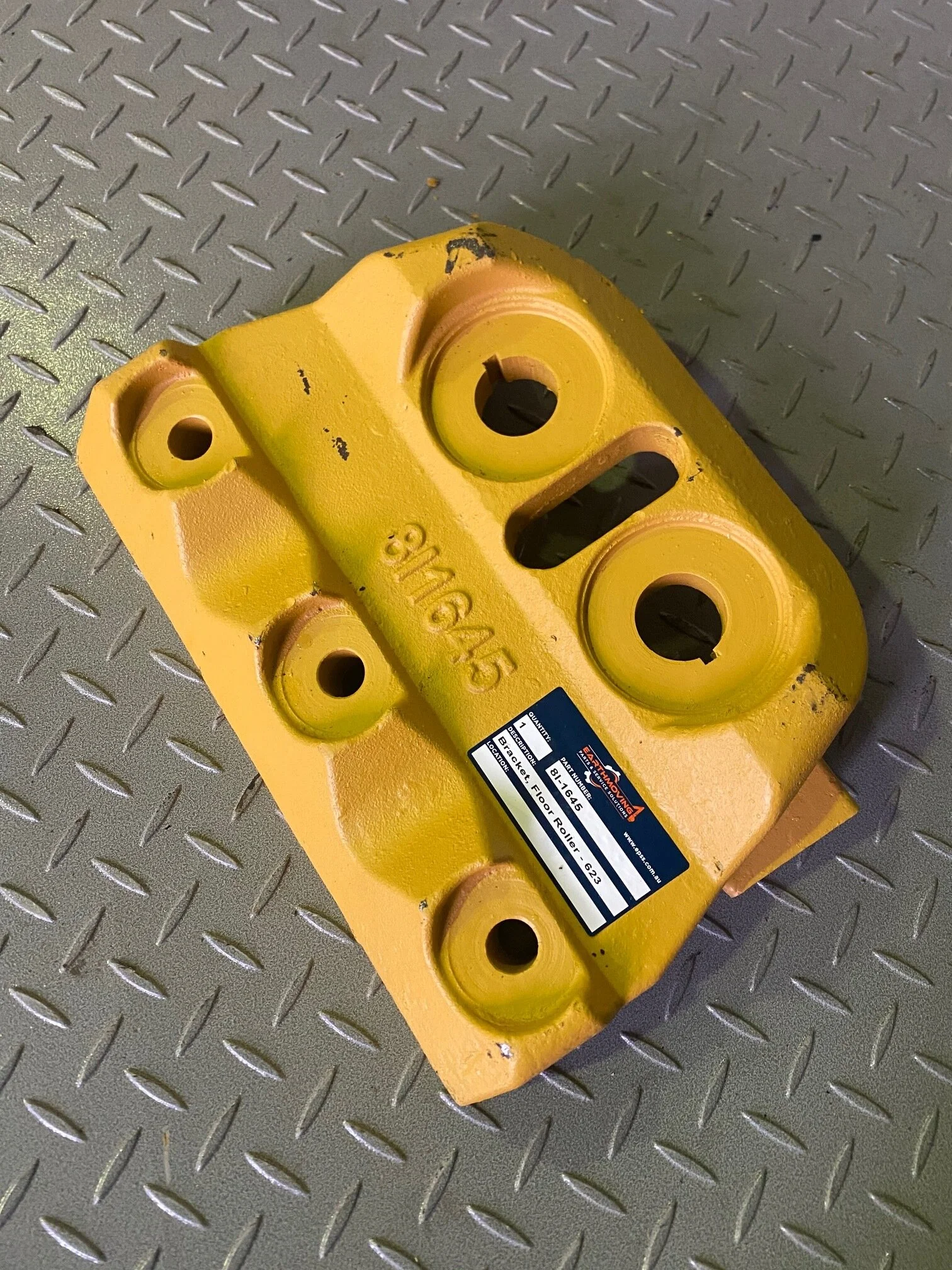 8I1645 - BRACKET, FLOOR ROLLER - $1200.00+GST 