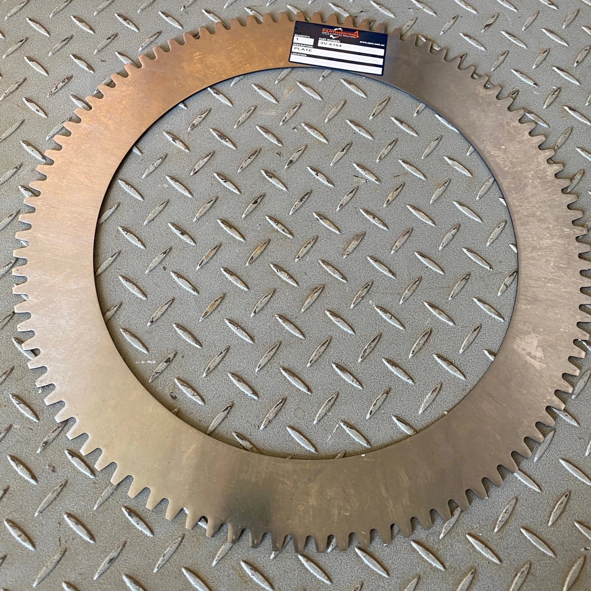 9V6164 - PLATE,OUTER - $135.00+GST EA