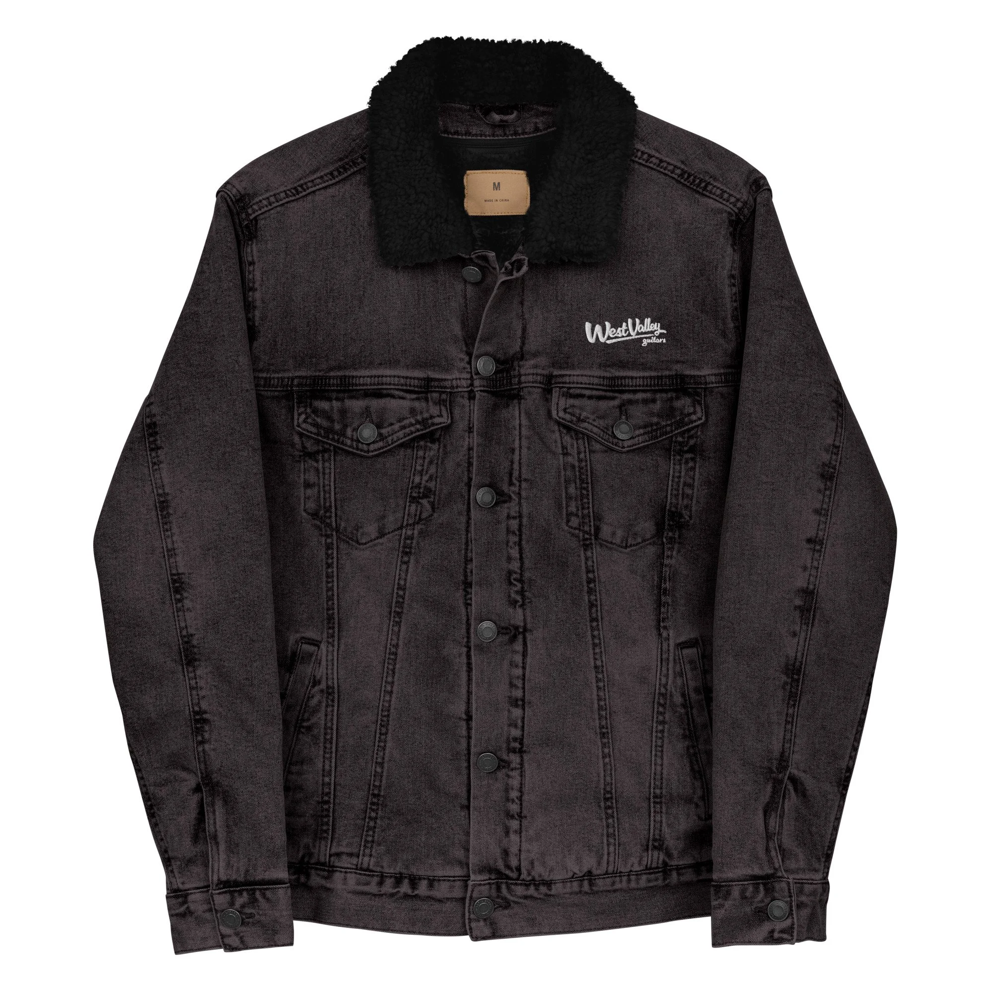 unisex-sherpa-denim-jacket-black-denim-front-67d9255c97b9b.jpg