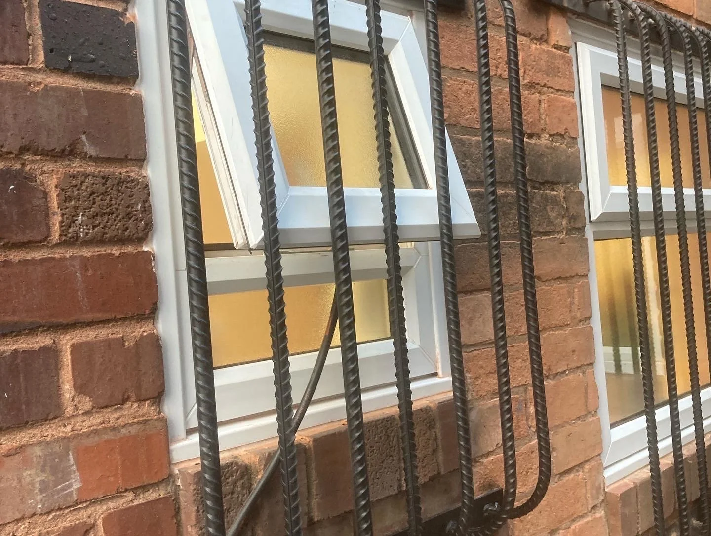 Custom made scecurity grills for a commerical customer
