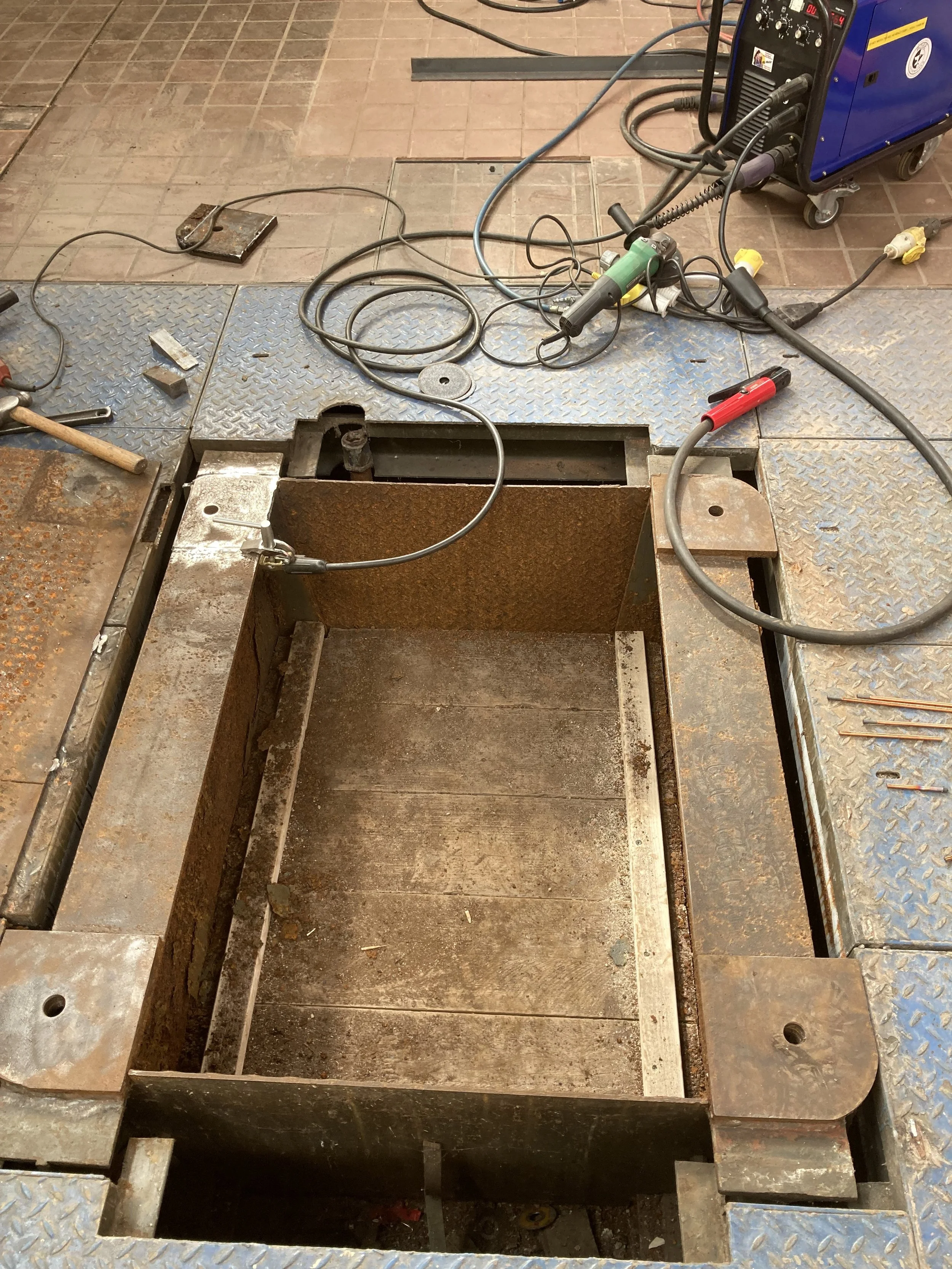 Massive repair / modification works to a well head for South staffs water.