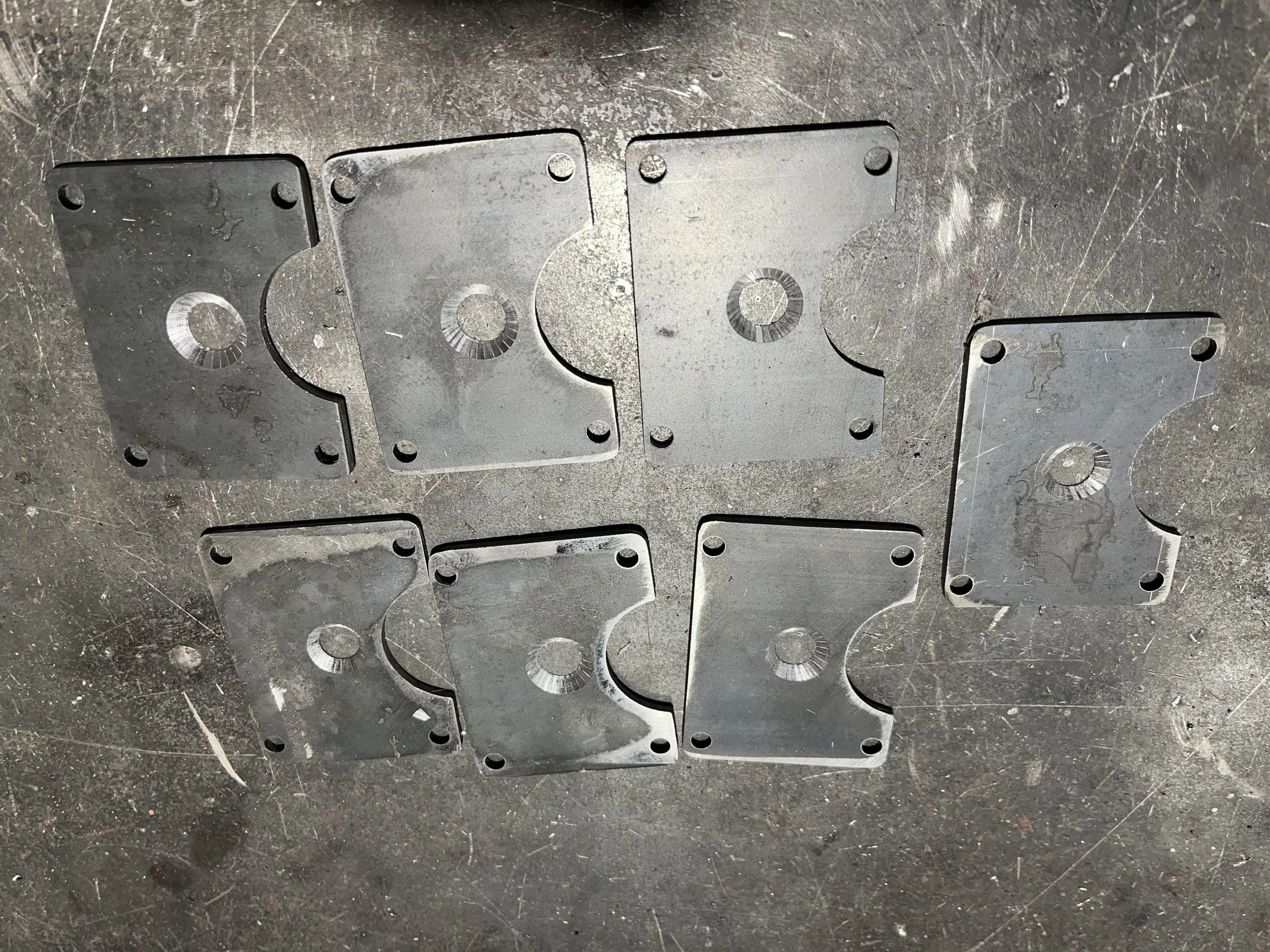 Small batch of custom speaker mounting plates for an AV company.