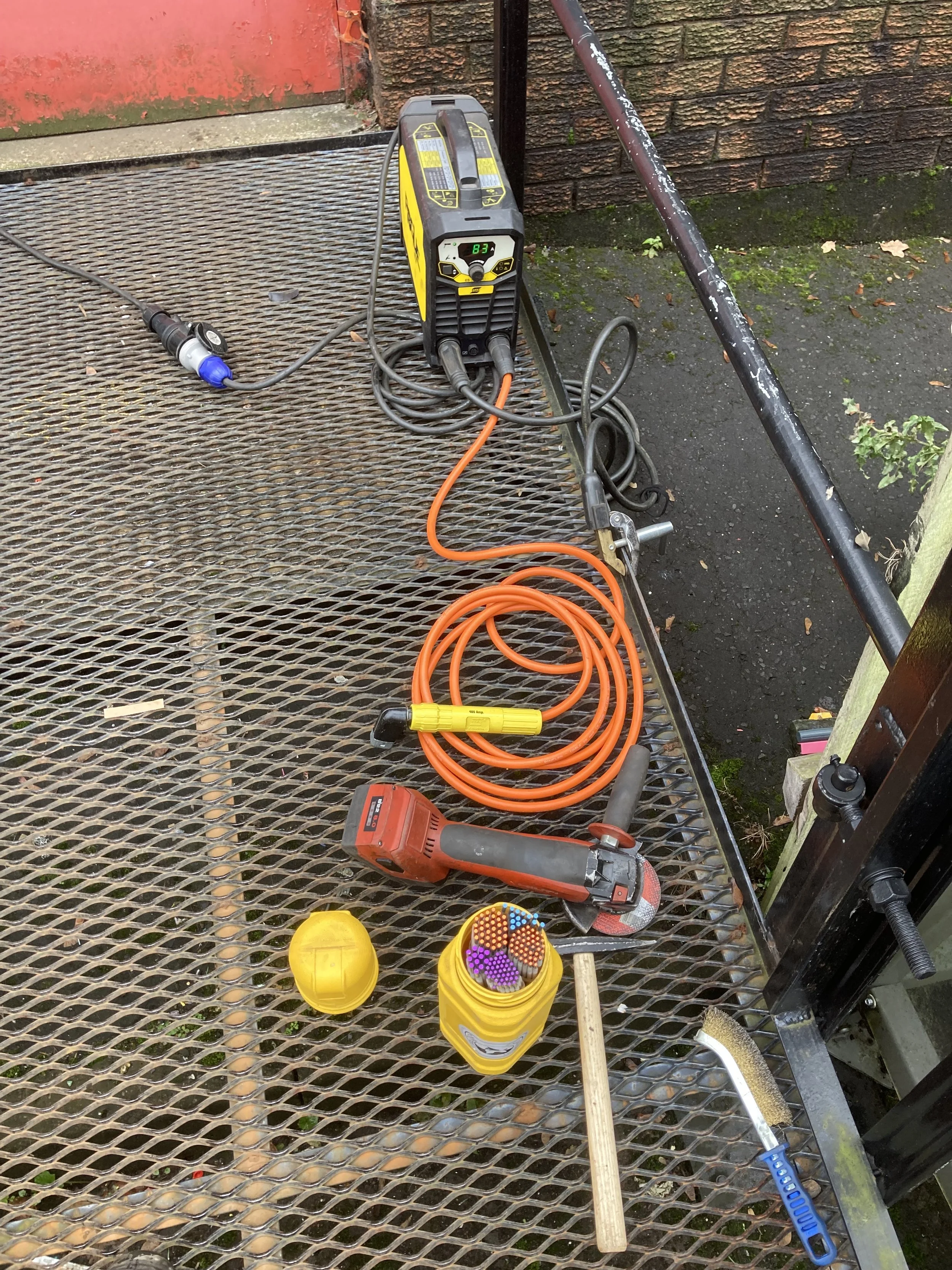 Repair works to a customers disabled access ramp.