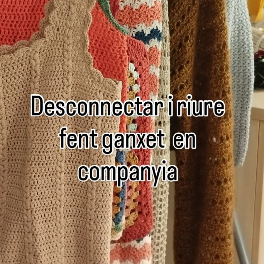 Fer ganxet no nom&eacute;s &eacute;s cosa de iaies! Fer ganxet &eacute;s un plaer on tothom hi t&eacute; cabuda. Aix&ograve; ha quedat pal&egrave;s aquesta tarda al nostre @espai.lab.

A l&rsquo;espai hem  acollit el taller ofert per @lalimila, unes 