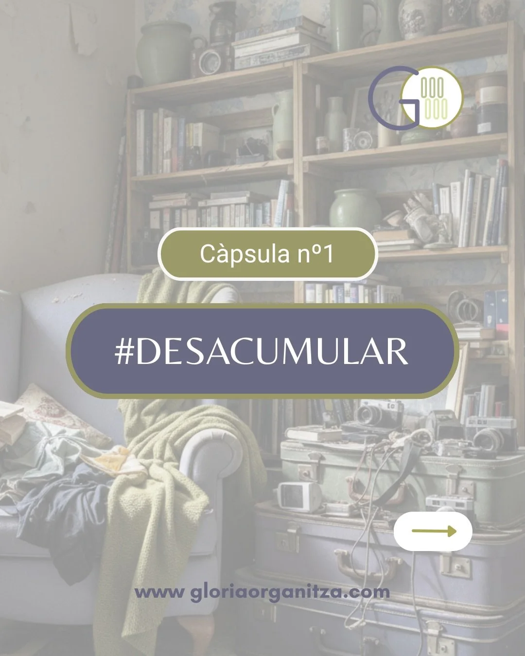 &ldquo;Desacumular. Una paraula que t&eacute; gran significat a l&rsquo;hora d&rsquo;endre&ccedil;ar.

Per mi no hi ha ordre sense passar per repassar, classificar i decidir sobre tot all&ograve; que a poc a poc, amb el temps, ha anat entrant a casa.