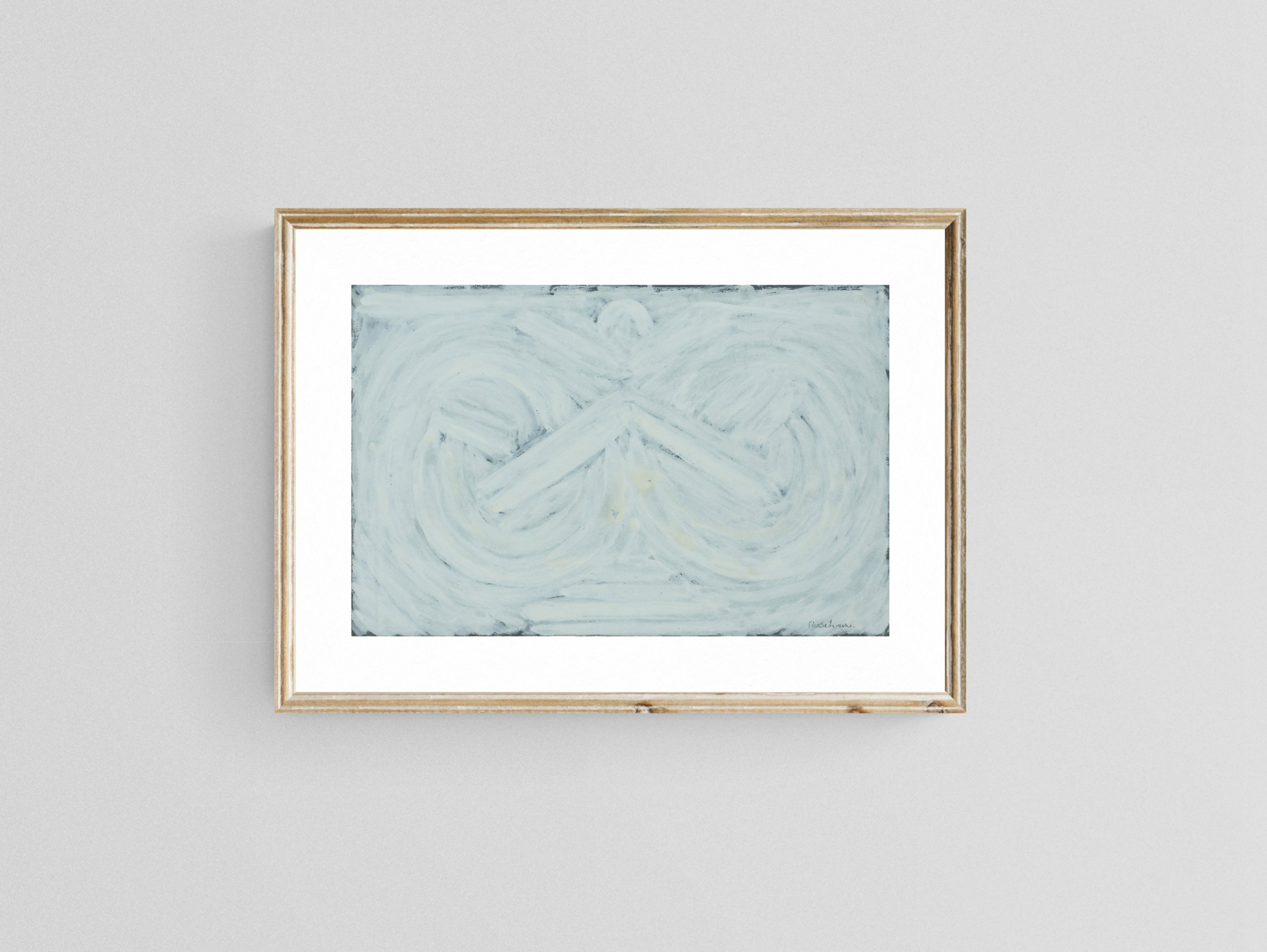 Serge Charchoune, Composition blanche, 1955