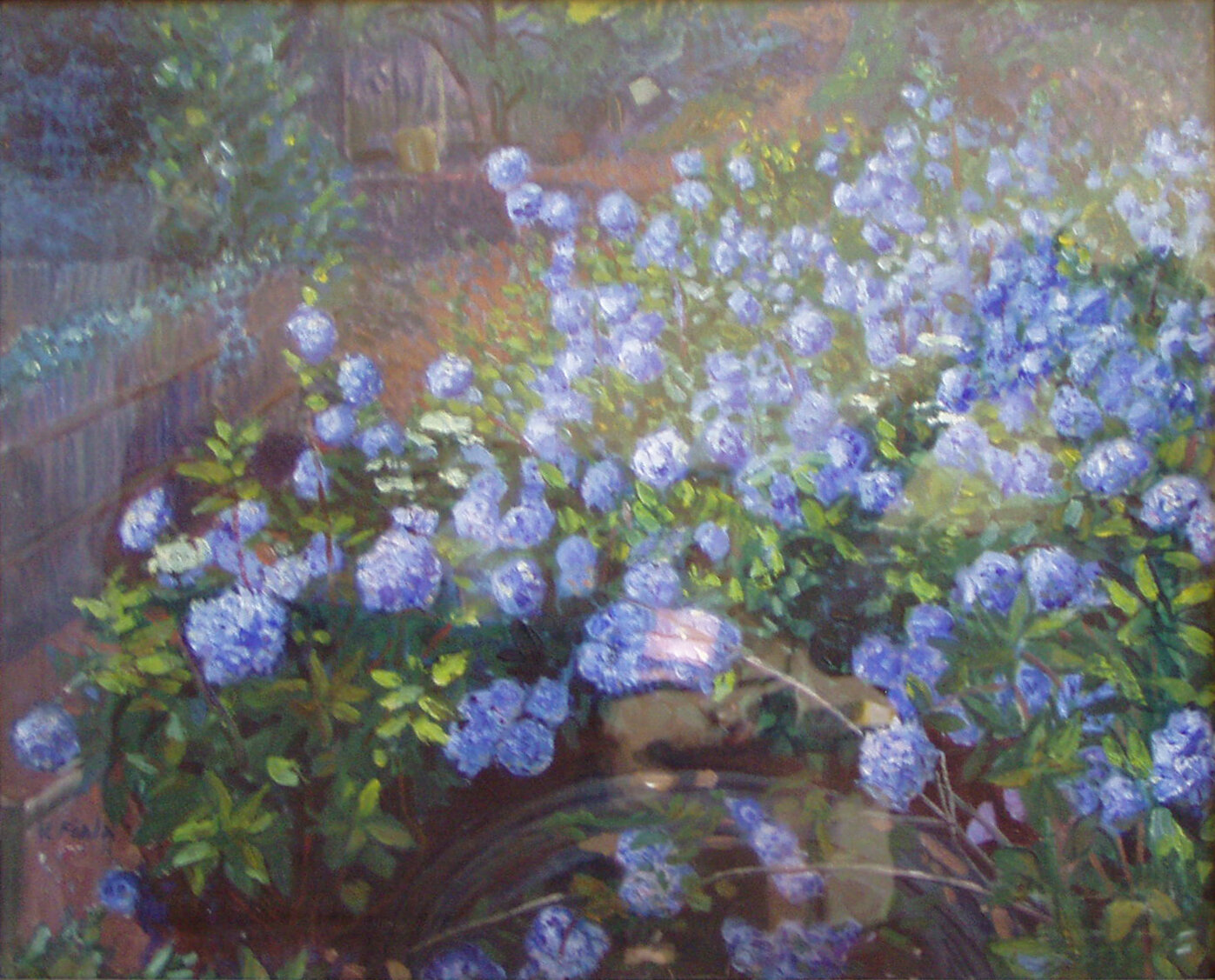 Václav Fiala, Flowers, 1921. Oil on canvas. 47 by 59 cm. Sold