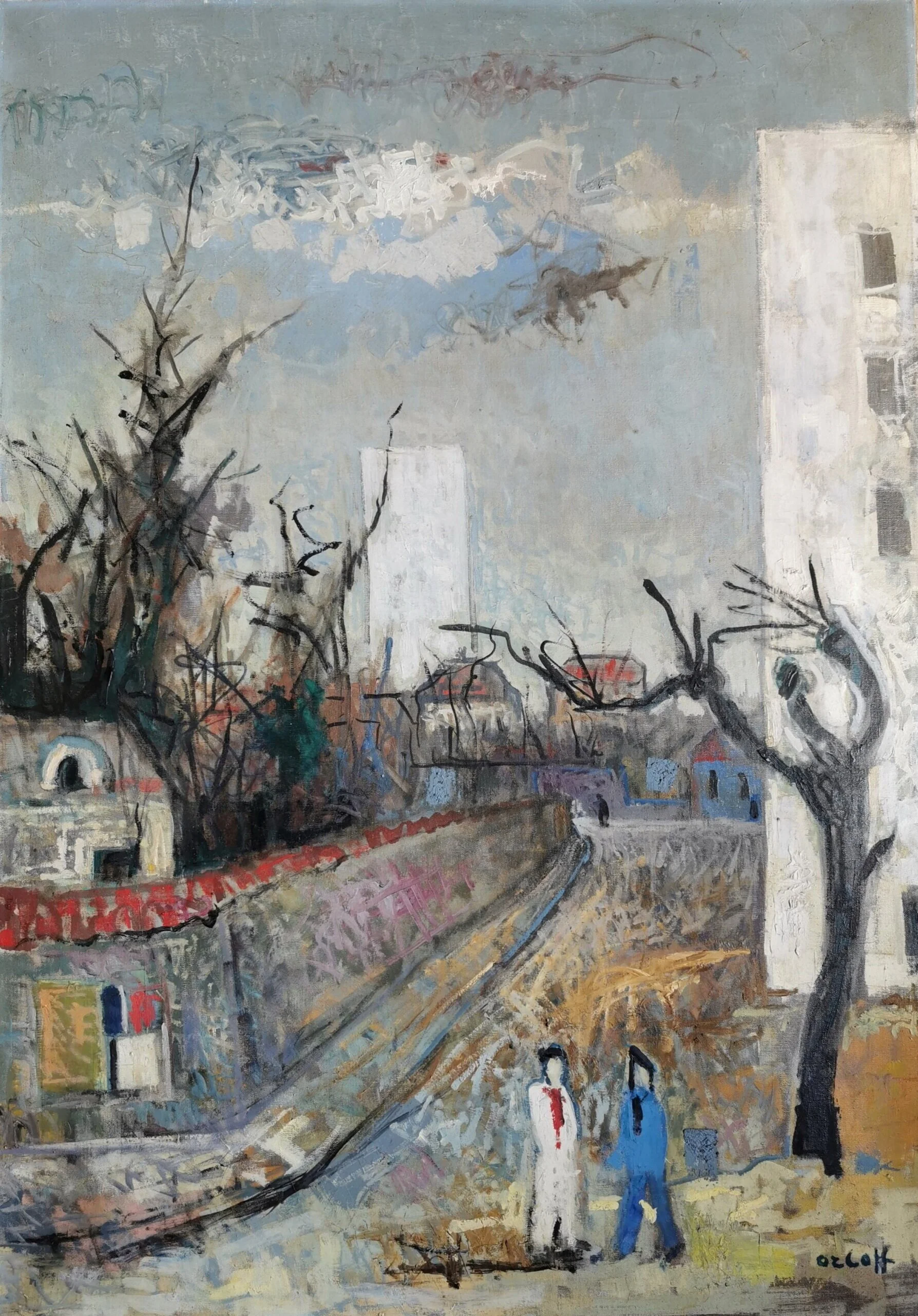 Alexandre Orloff - Landscape (1960s)