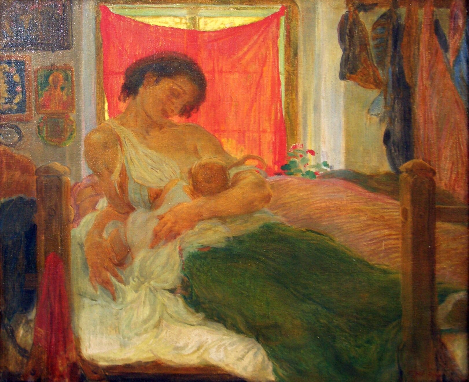 Jakub Obrovsky - Woman with child (1909)