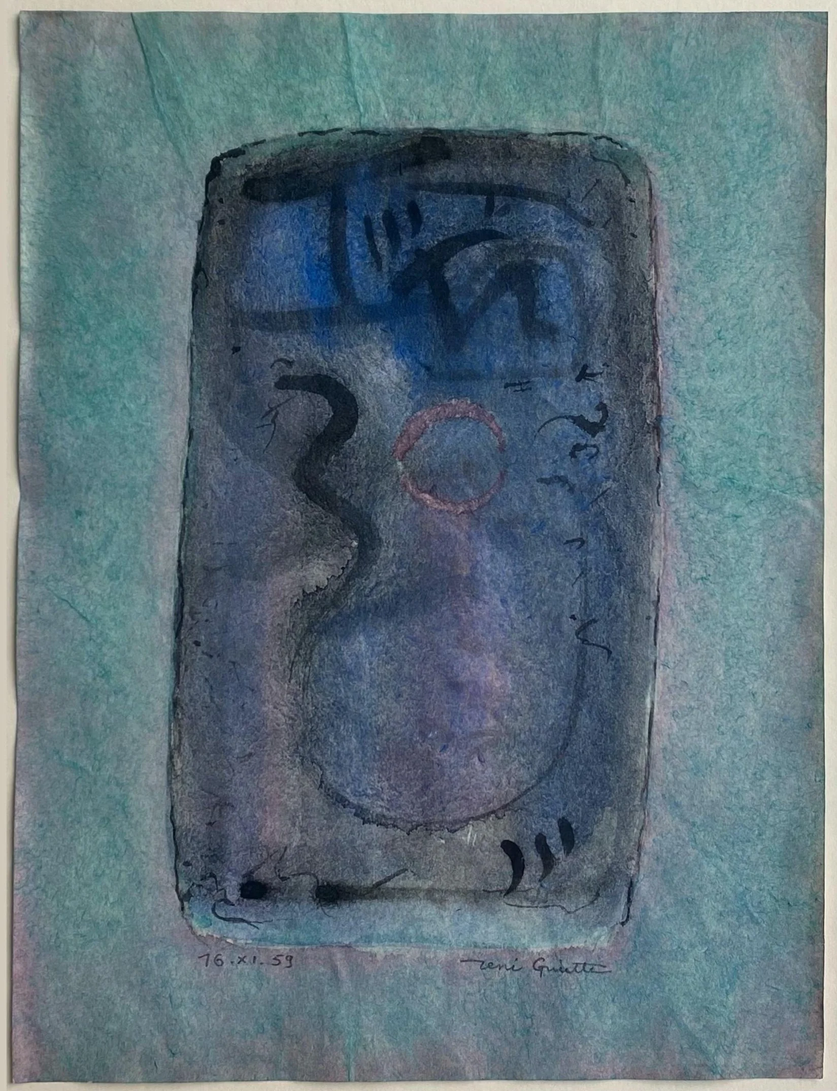René Guiette, Composition (1959)