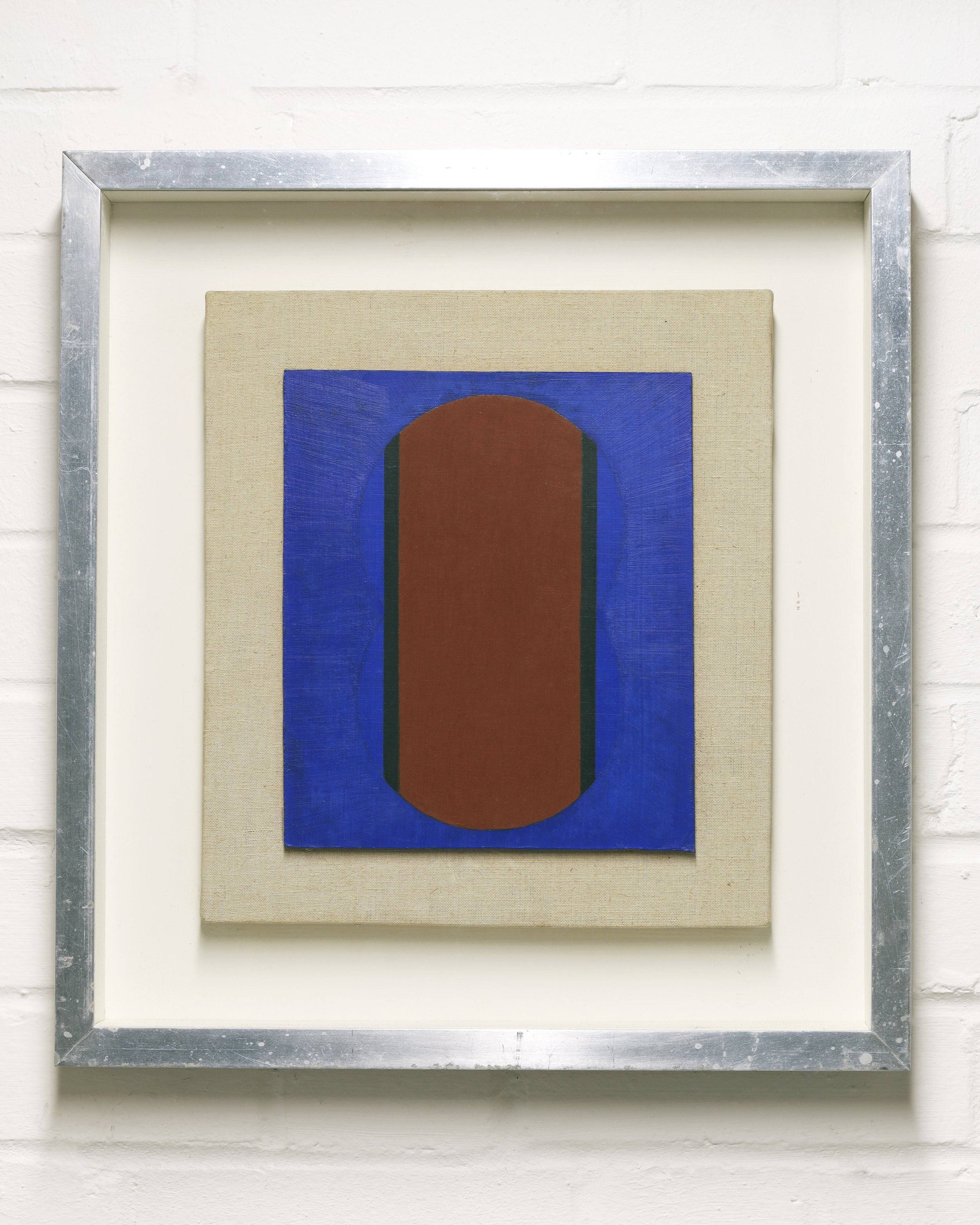 Roy Conn - Untitled (1964), original abstract geometric oil painting.