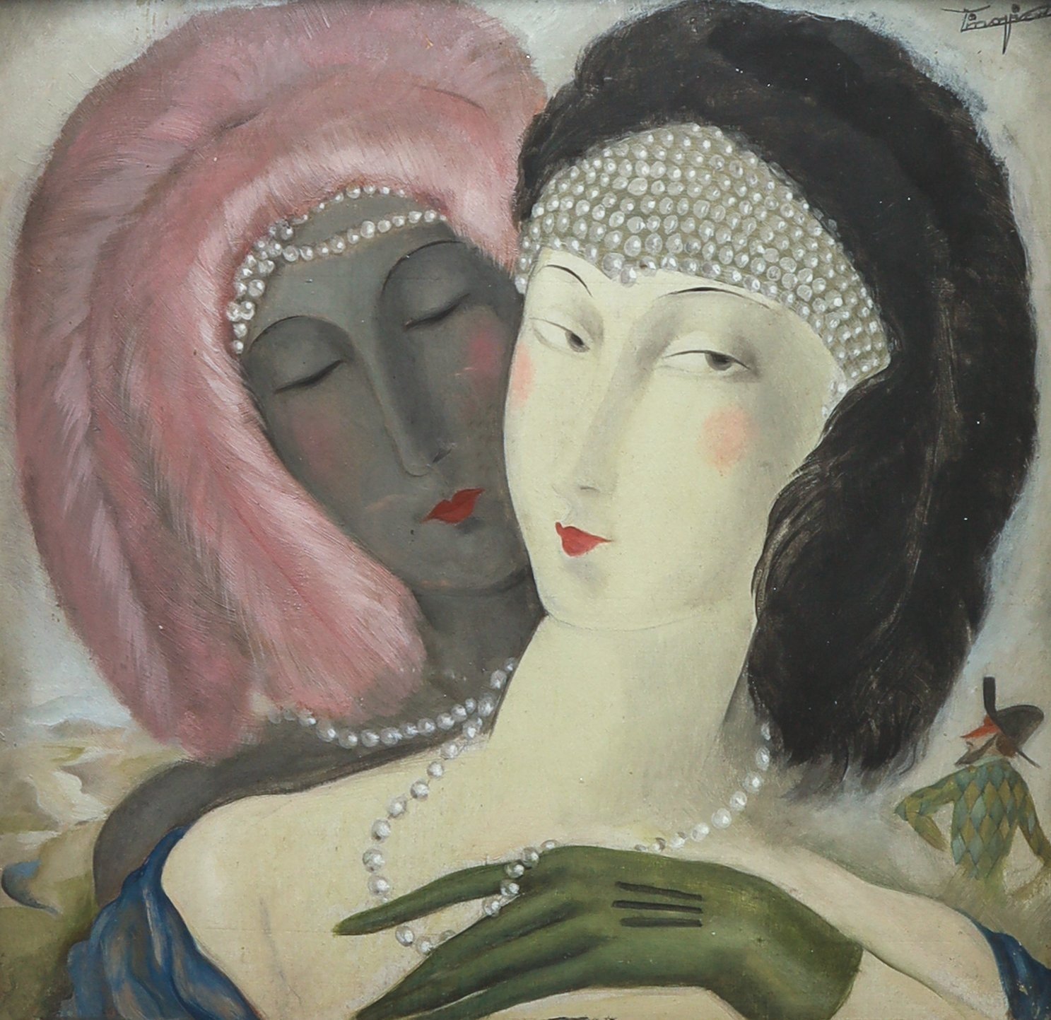 Alexander Zinoview, A couple, 1920s