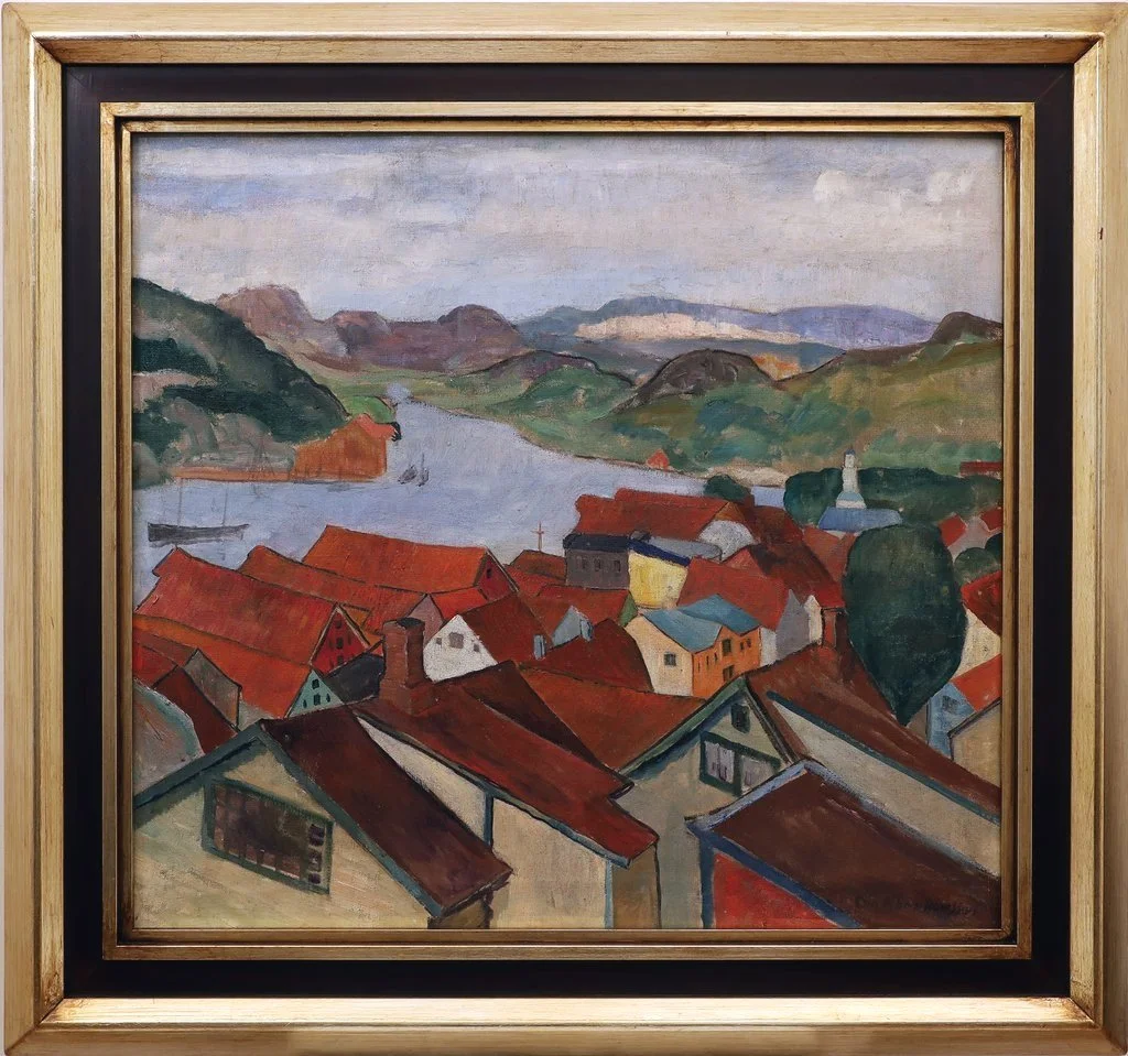 Ola Abrahamsson - Fra Harsetad, view of Harsetad (1920s)