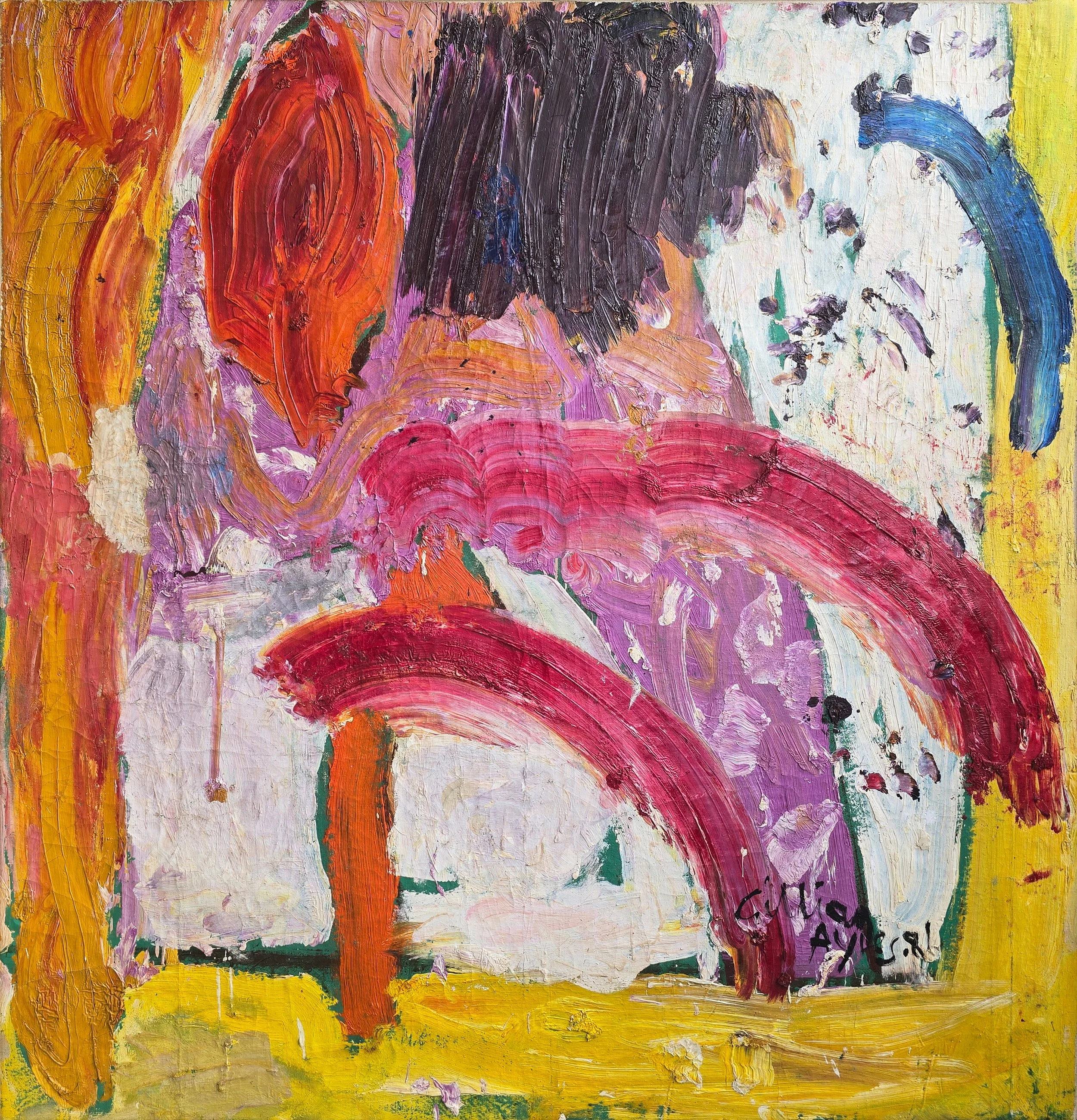Gillian Ayres, Untitled, 1981. Oil on canvas, 125x120 cm. Courtesy of Quad Fine Art..jpg