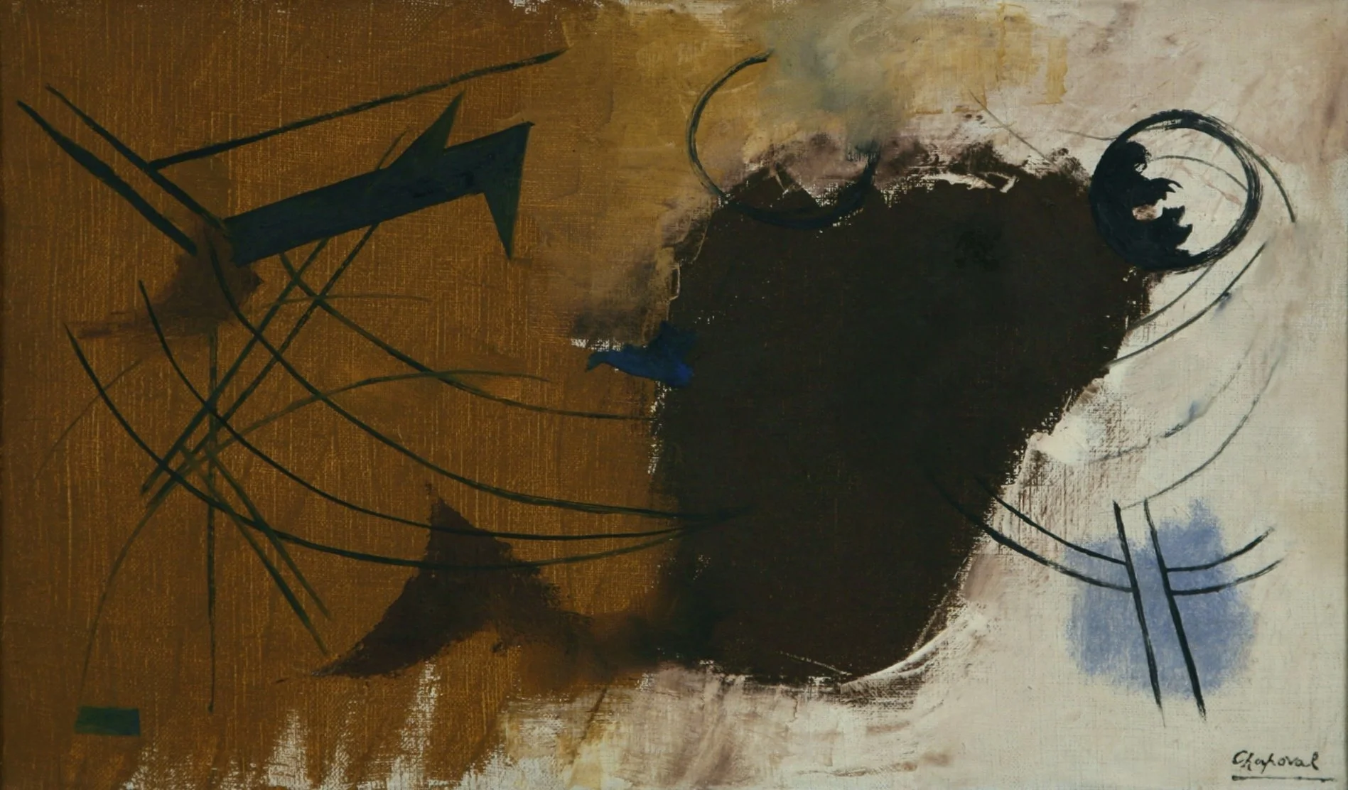 Chapoval Youla Le Poission 1950 oil canvas.JPG