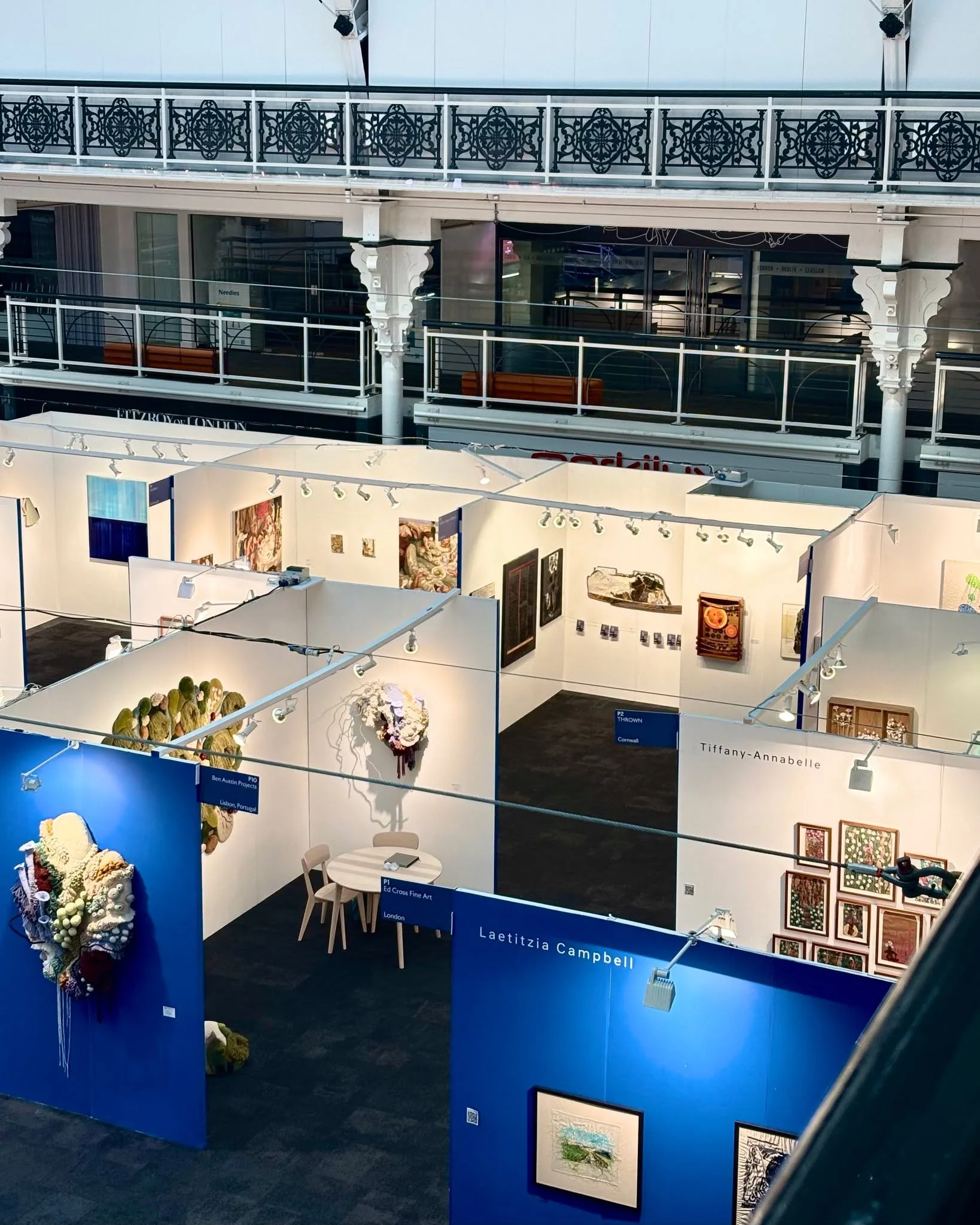 From @londonartfair to @brafaartfair!

1. View of Platfrom: The Unexpected, curated by @ferrengipson. We were thrilled at the response to our solo presentation of works by Peter Jackson. A brilliant section with lovely neighbours: @throwncontemporary