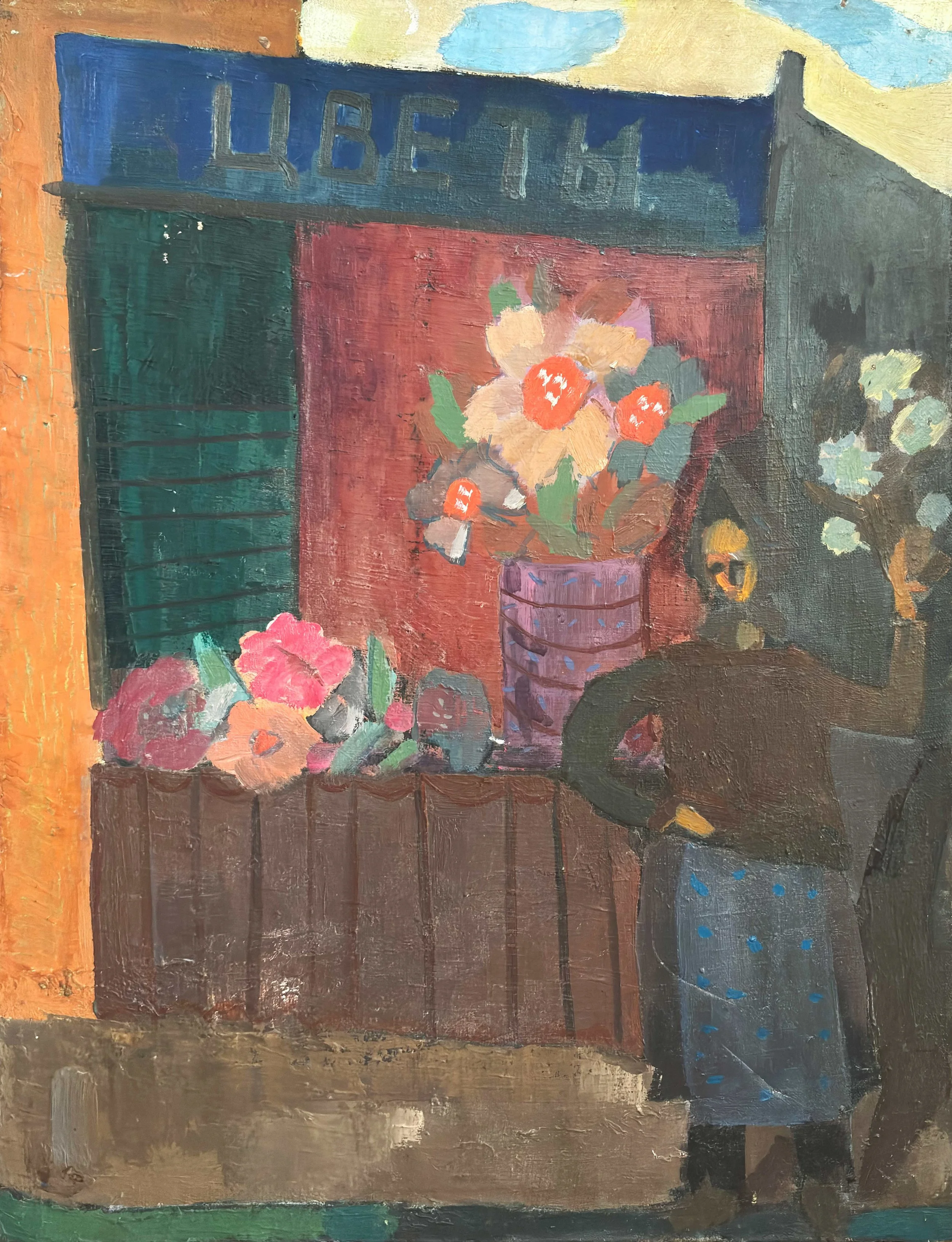 Eduard Steinberg, Flowers, 1962