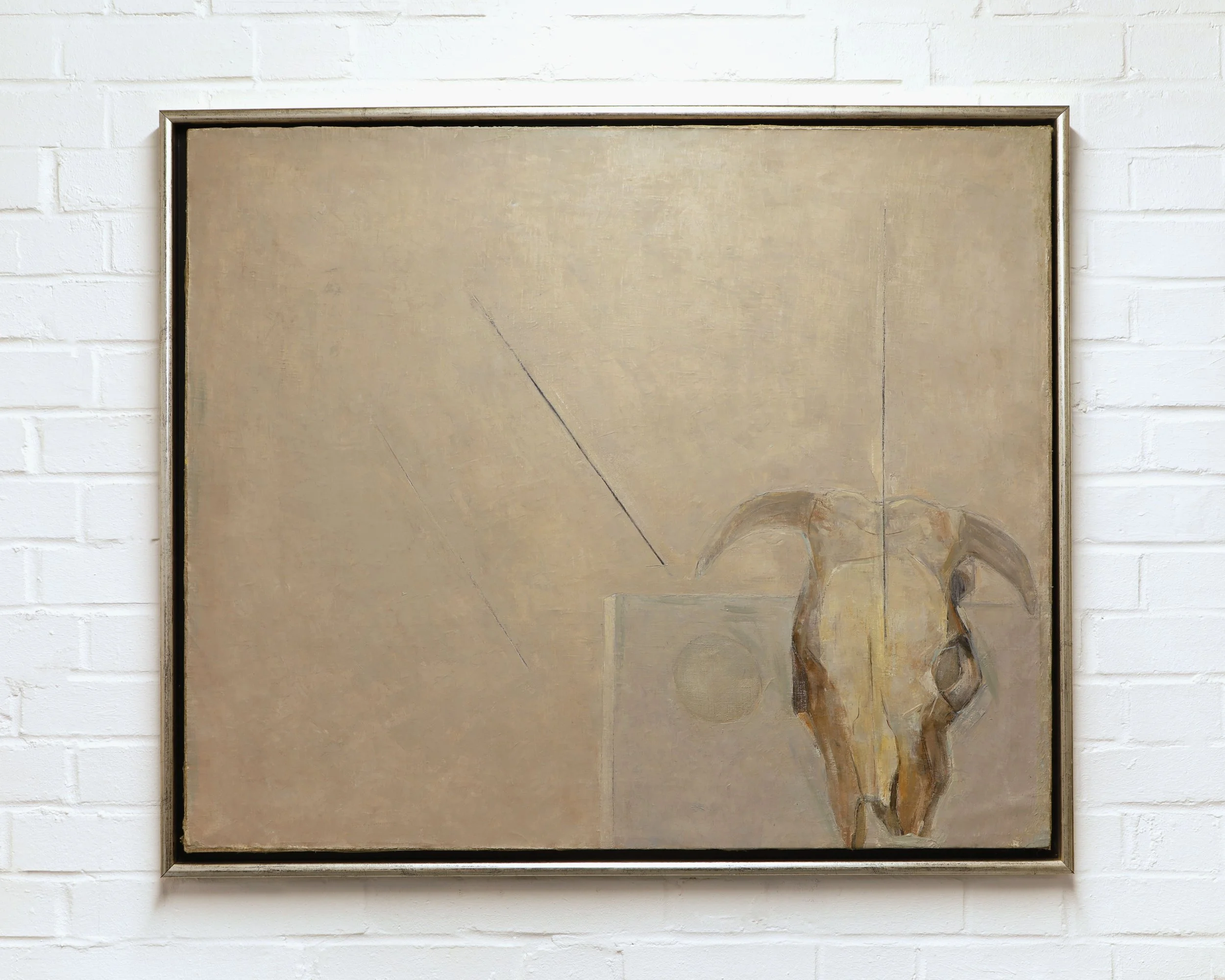 Eduard Steinberg, Composition with skull, 1969