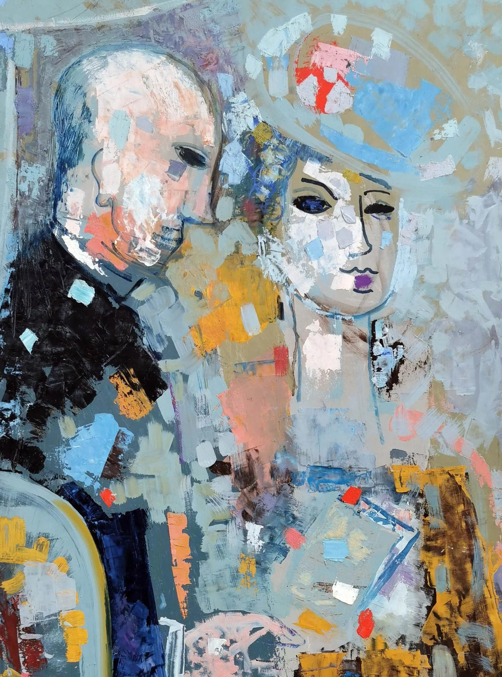 Alexandre Orloff - A Couple (1960s)