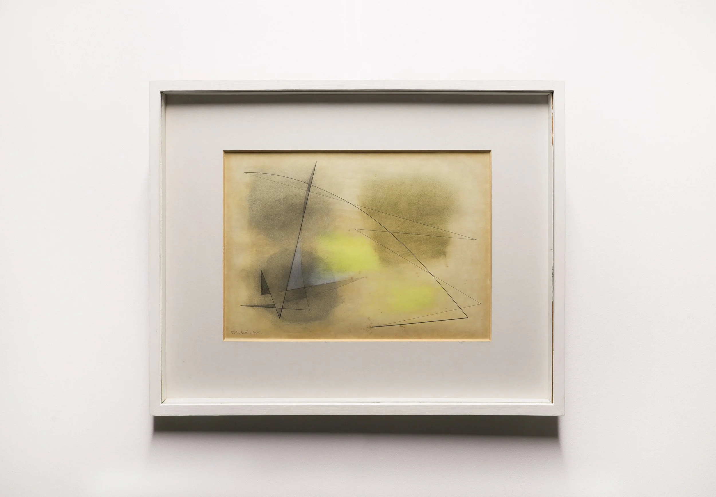 John Wells, Counter forms, 1970 (framed)