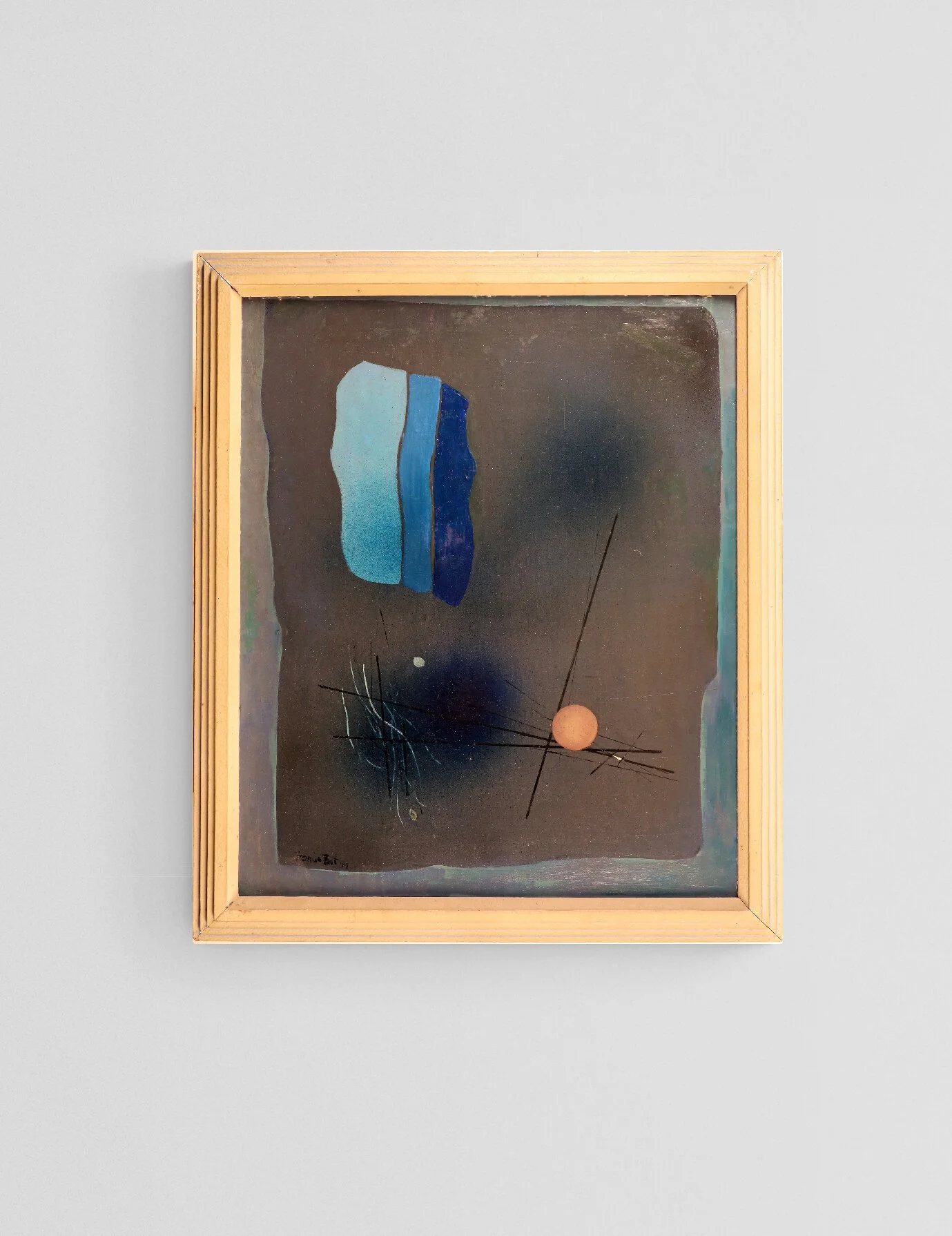 Francis Bott, Abstract composition, 1949