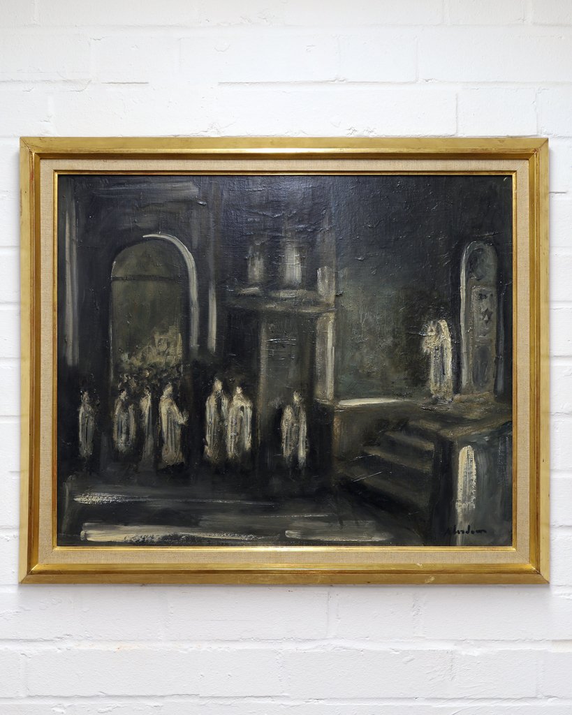 Alfred Aberdam - Synagogue Interior