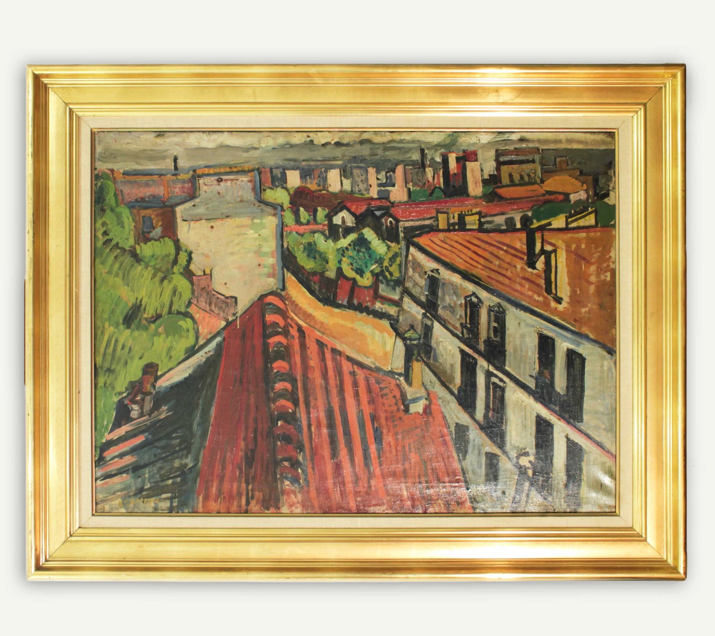 PInchus Kremegne - Roofs of Paris, view from La Ruche (c.1915)