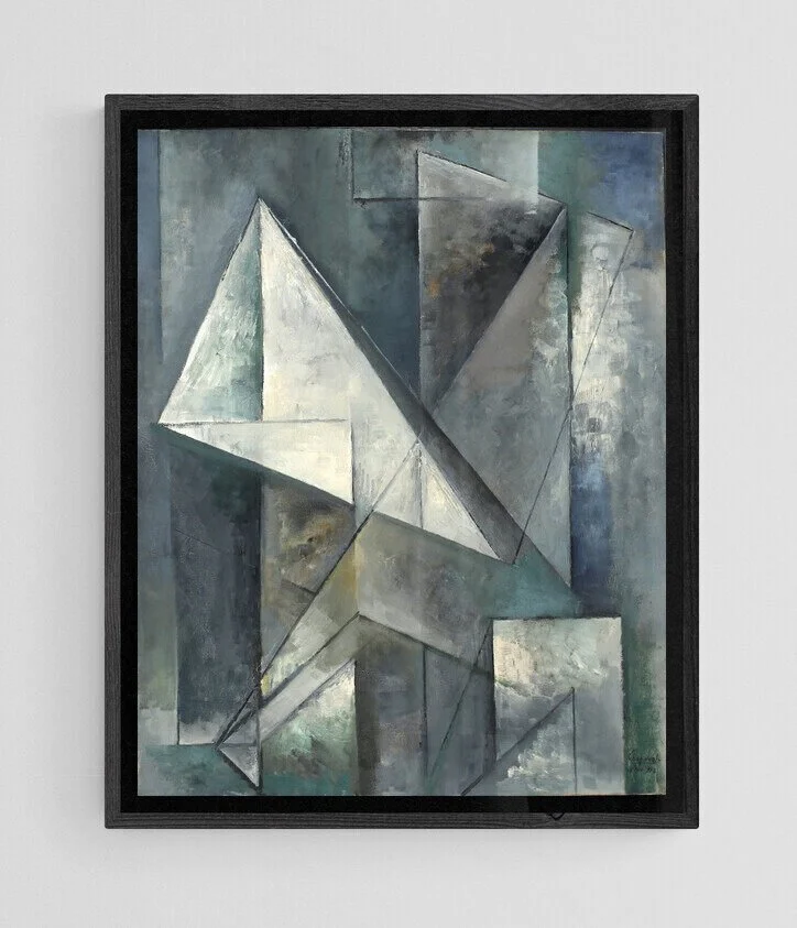 Youla Chapoval - Untitled, composition in grey (1948)
