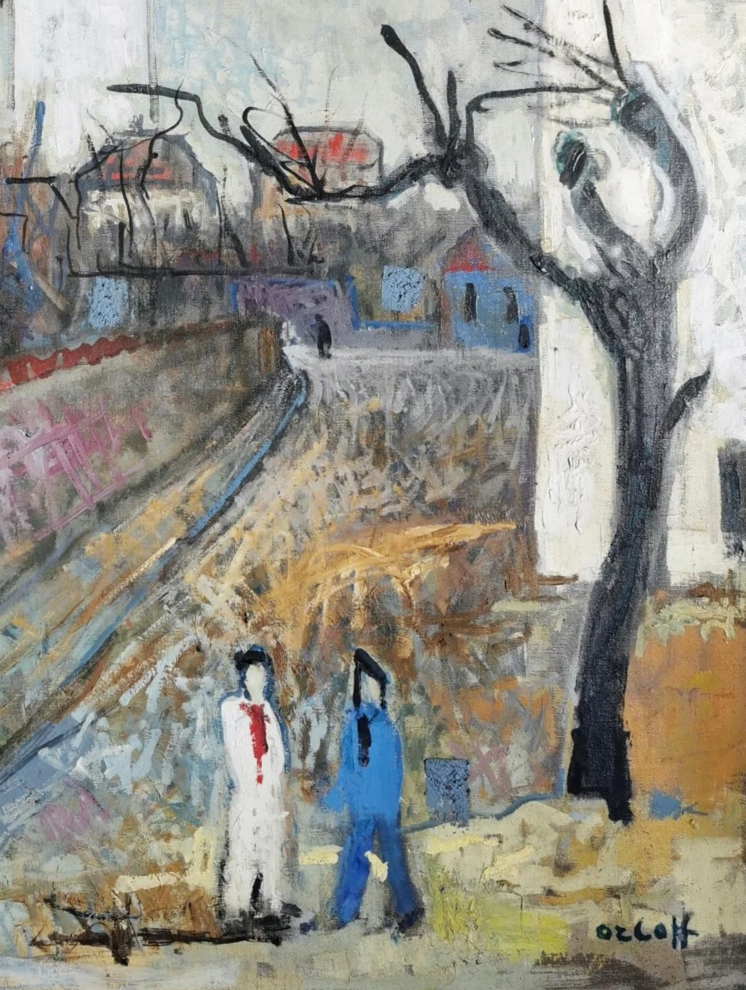 Alexandre Orloff - Landscape (1960s)