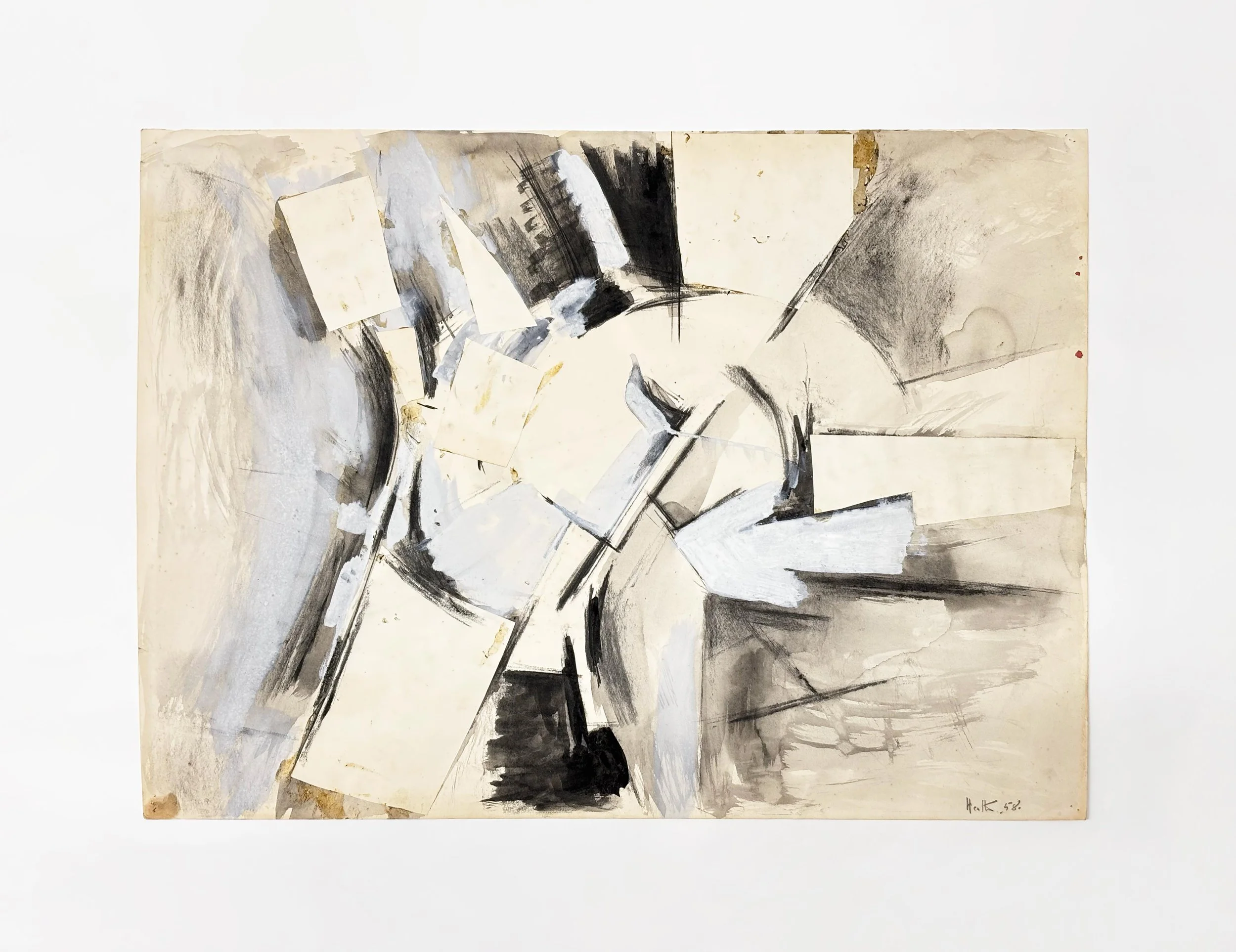 Adrian Heath, Composition, 1958