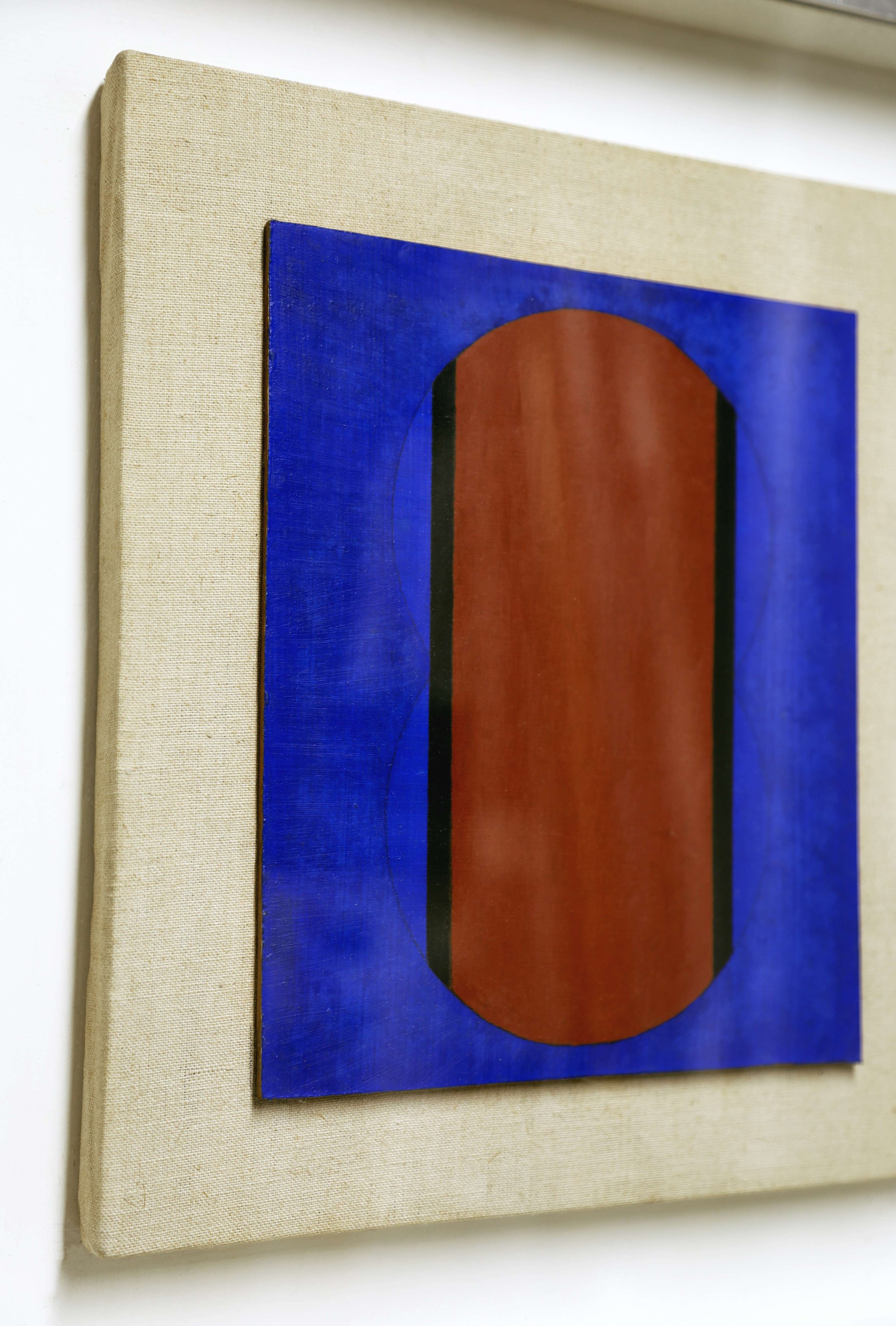 Roy Conn - Untitled (1964), original abstract geometric oil painting.