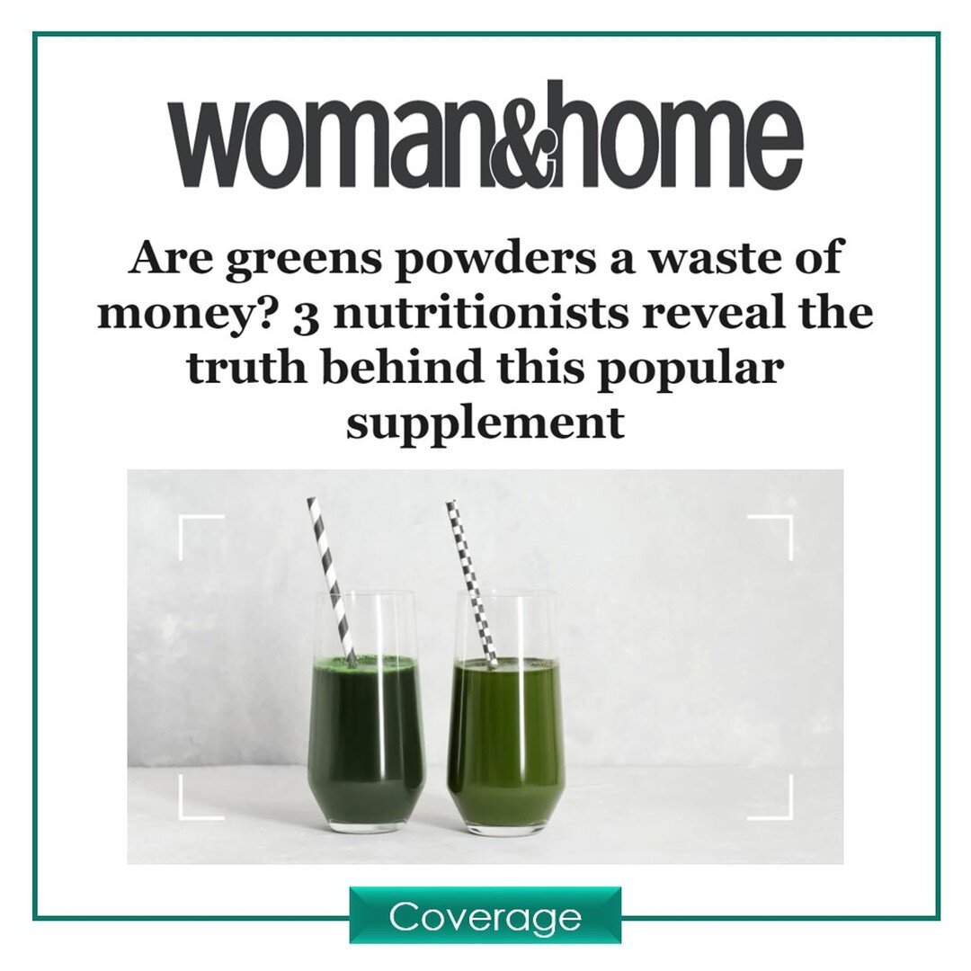Are greens powders a waste of money? @womanandhome looks into the nutrition trend with @issvivamenopause's expert @menopausenutritionist. 

...

#womanandhome #greenpower #menopausenutrition #menopausepr #healthpr