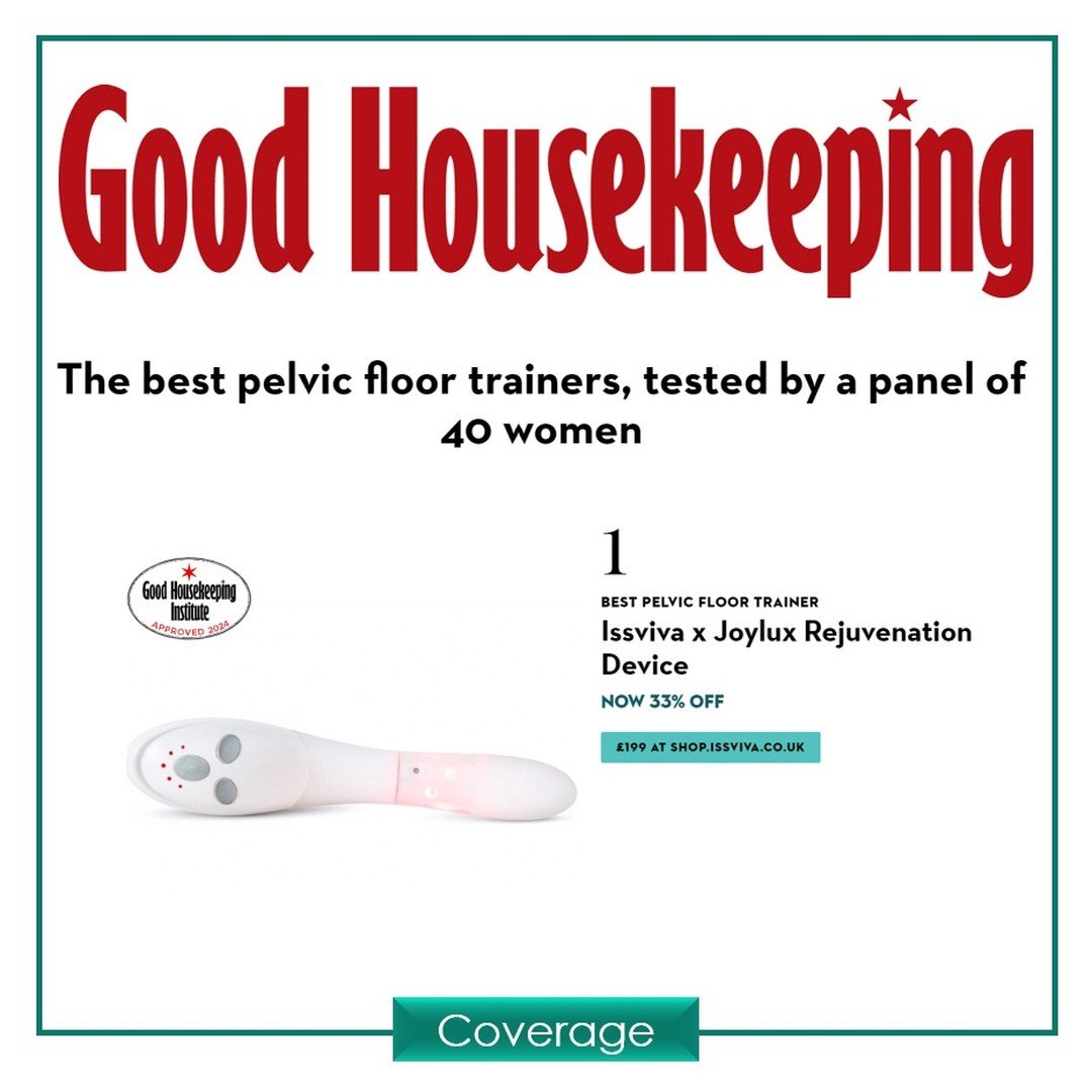 @goodhousekeepinguk Institute recruited a panel of 40 women &ndash; all of whom have experienced pelvic floor issues &ndash; to put the best pelvic floor trainers to the test.

Topping their list is the @issvivamenopause Joylux, which the panel found