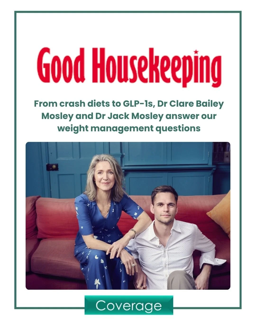 Our client, The Fast 800 Online Programme, has been featured in this month’s Good Housekeeping UK in a timely article exploring the rise of weight-loss injections. This is a fascinating read because it examines the promise and limitations of dr