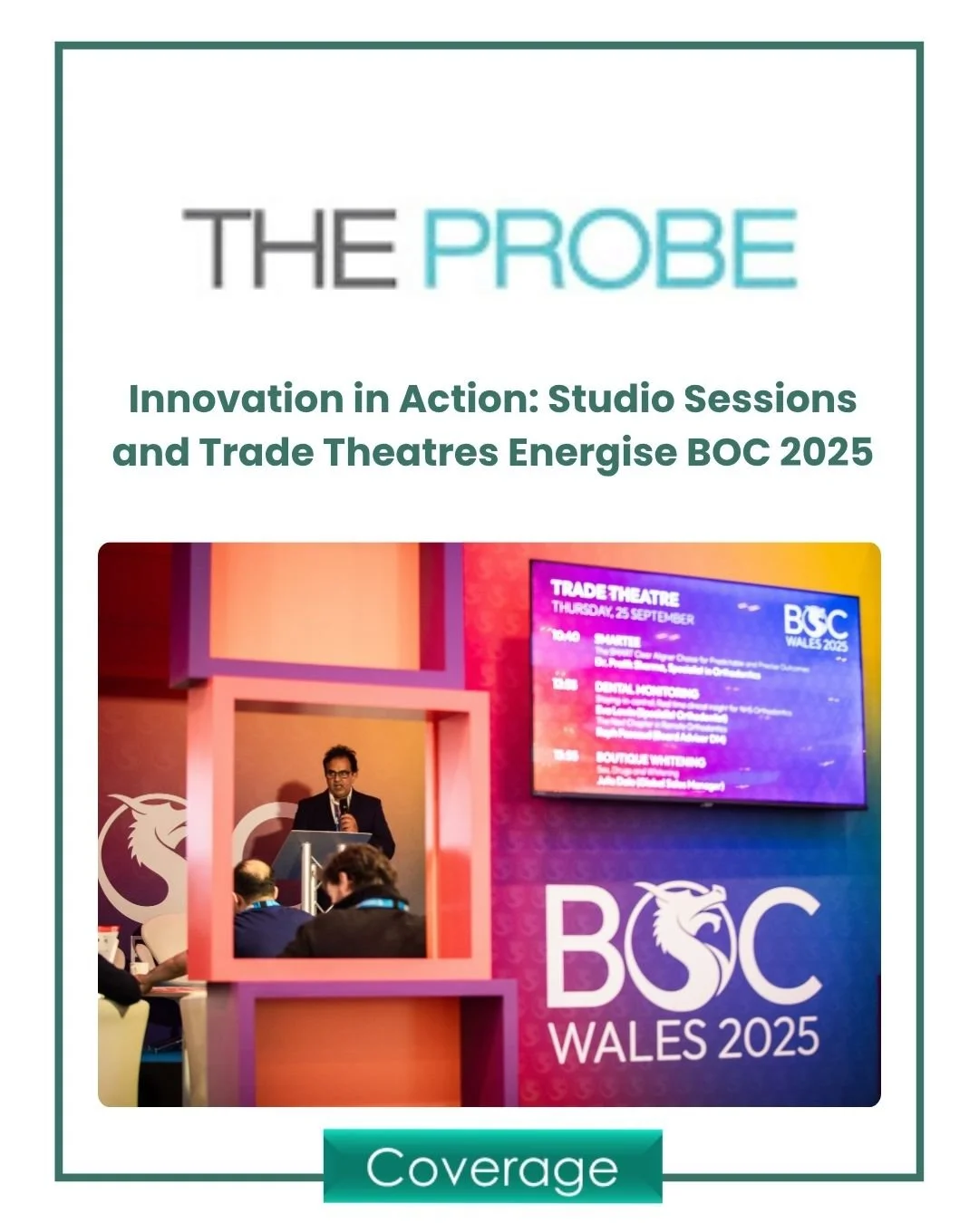 Great to see @theprobemag spotlighting the Studio Sessions and Trade Theatres at this year’s British Orthodontic Conference, a fantastic example of how creative event design can drive engagement and learning.
Positive Communications has been s