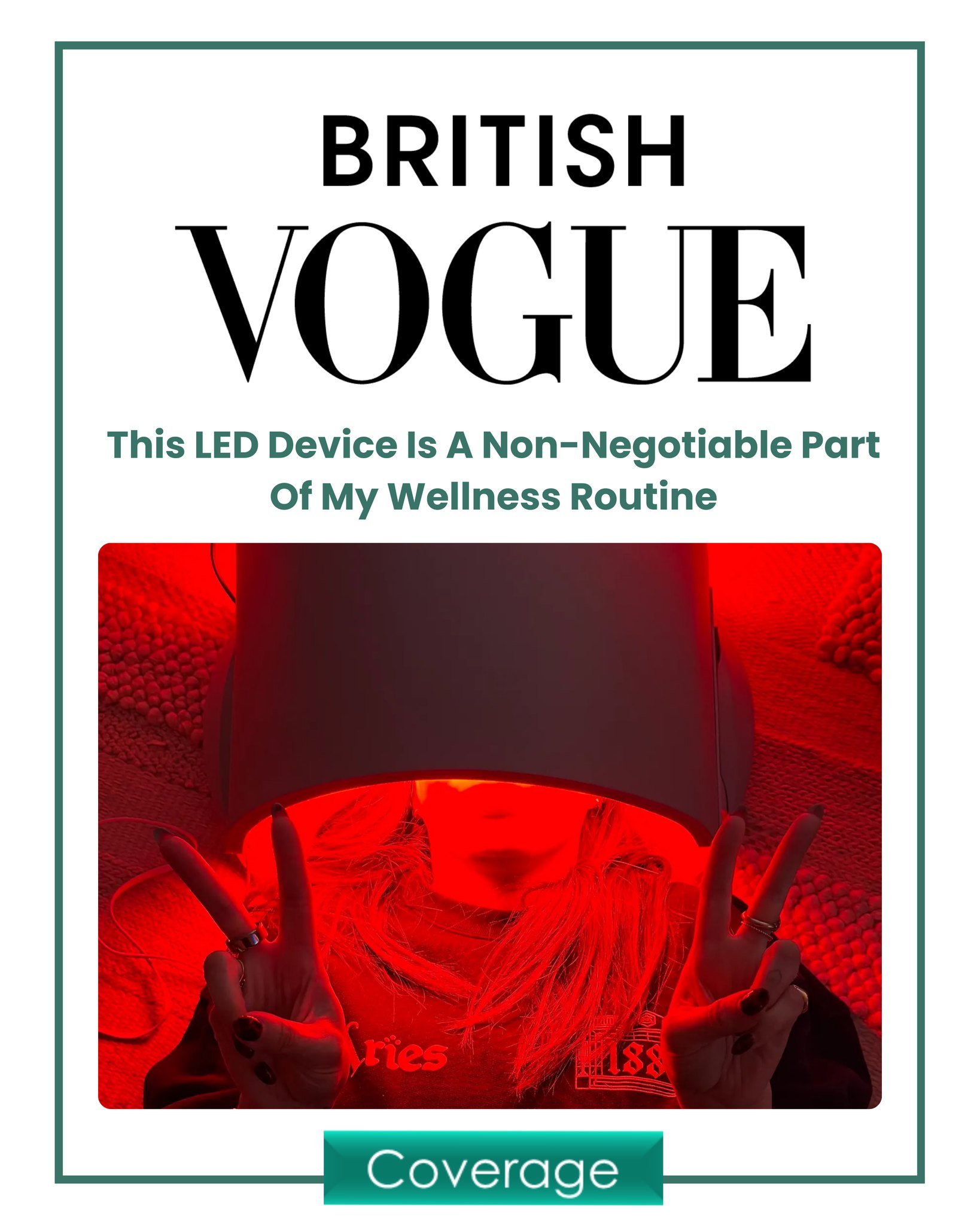 Our client Dermalux has been featured in British Vogue, where the Dermalux Flex MD LED Light Therapy Device is spotlighted as a standout at-home skin technology.

The review highlights the device&rsquo;s clinical-grade LED technology, praising its po