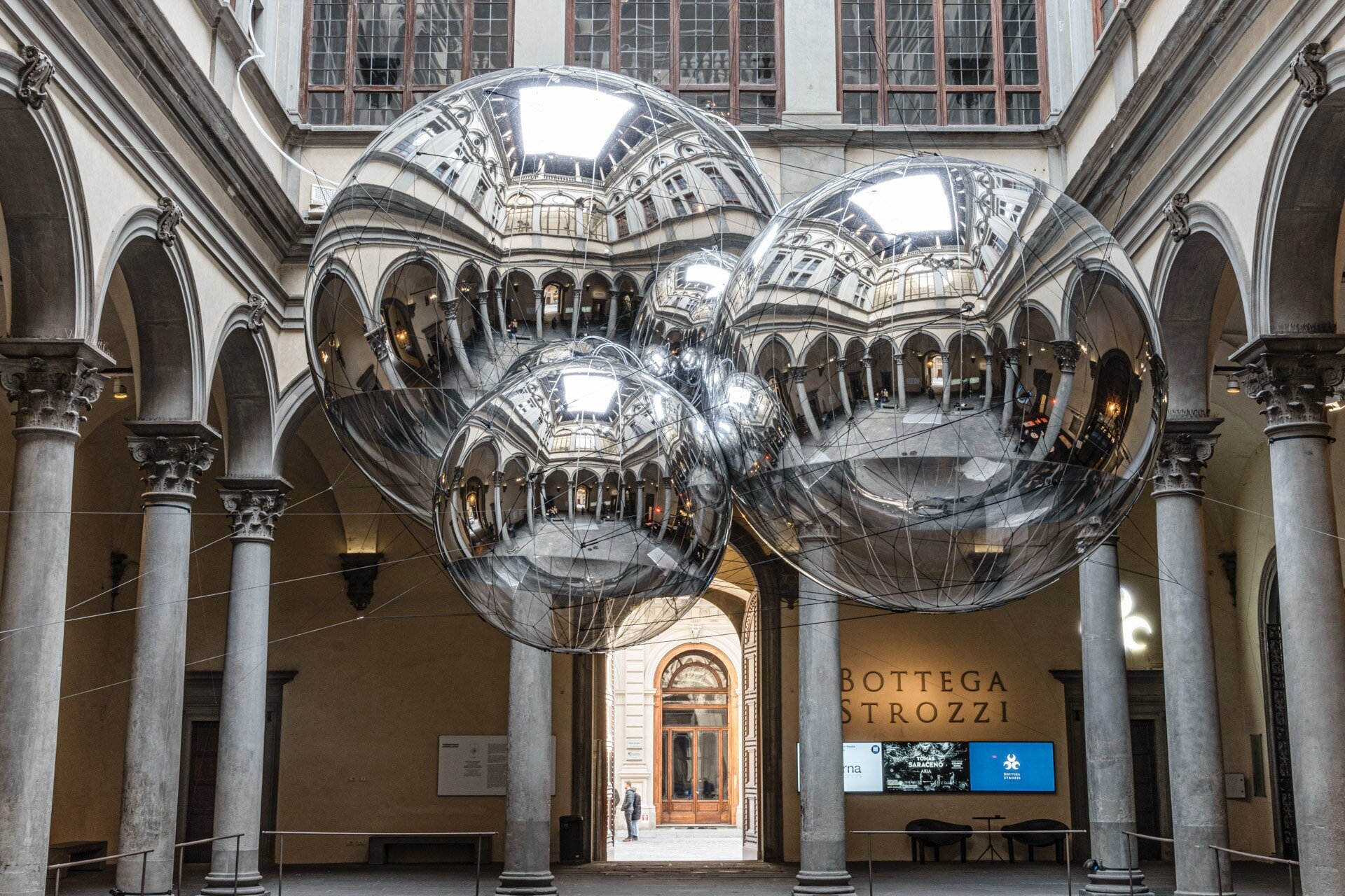  Installation view:  ARIA,  Palazzo Strozzi, Florence (2020) 