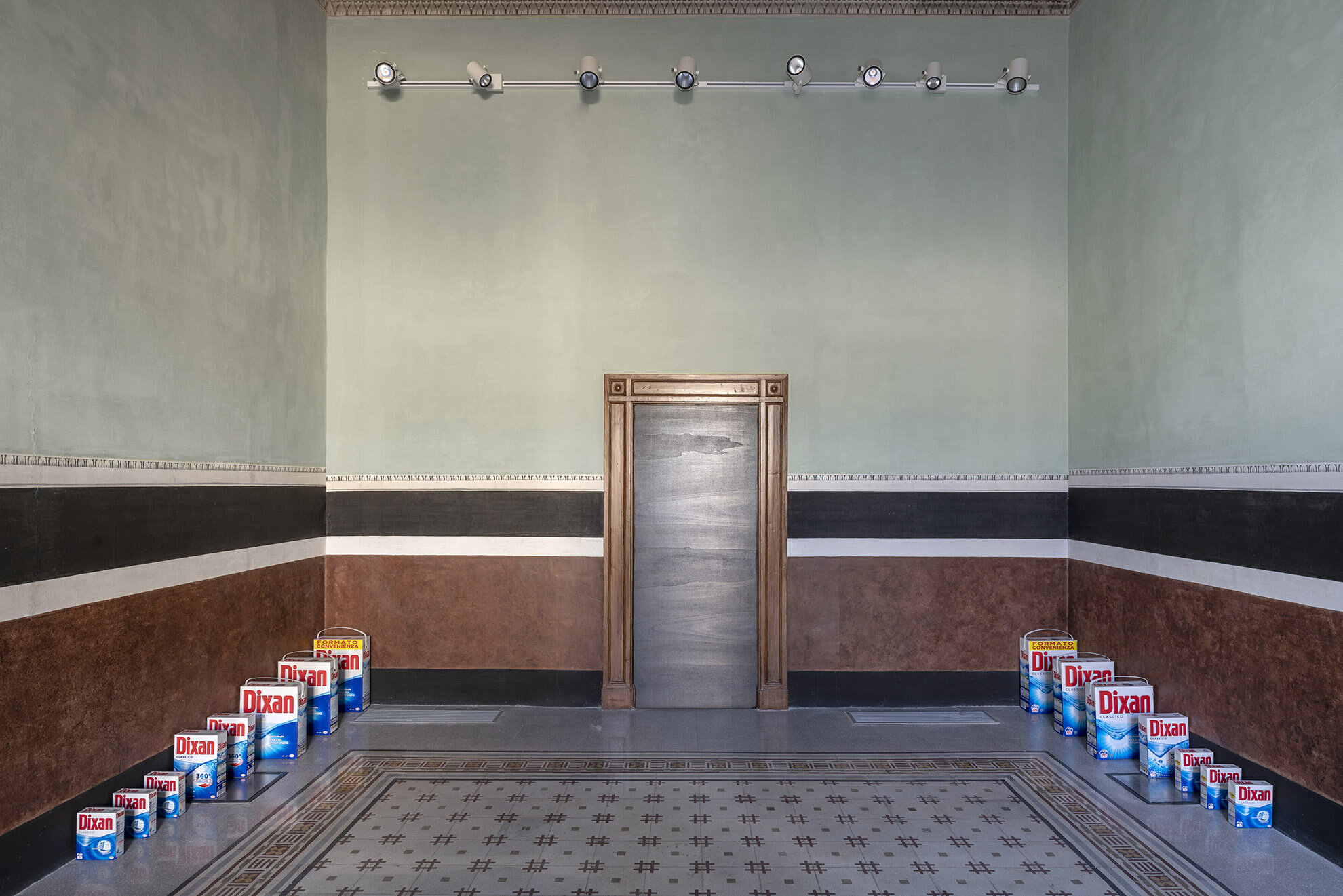  Installation view:  As Soon As The Invented Language Enters Us Something Else Will Vibrate In Our Skin , Fondazione Morra Greco, Naples (2019) 