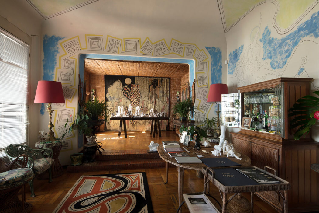 Artist fills Jean Cocteau’s Villa Santo Sospir with sculptures