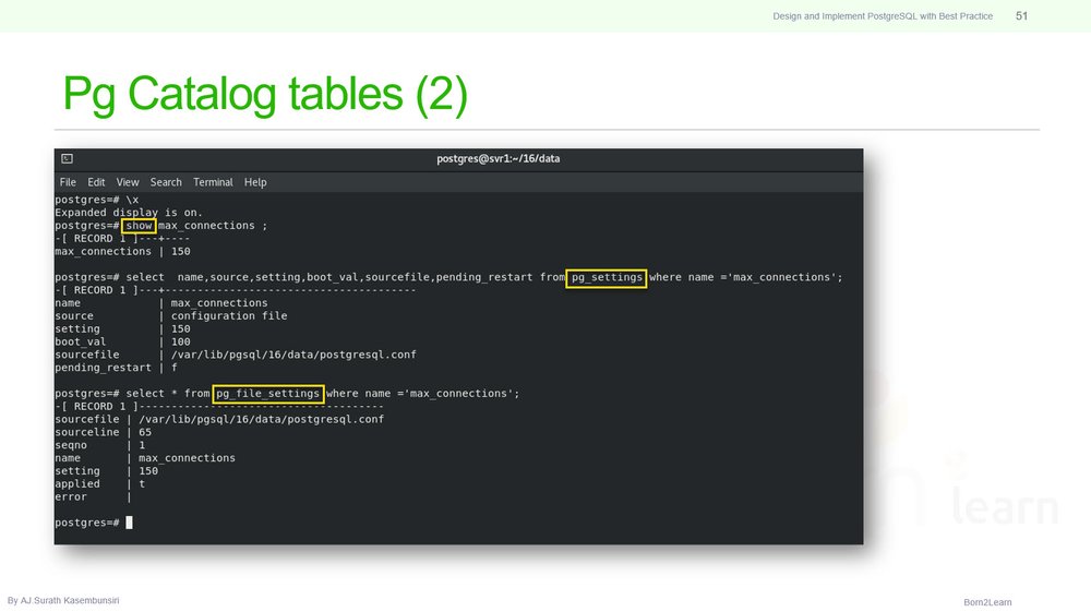 Course: Design and Implement PostgreSQL with Best Practices — Born2Learn