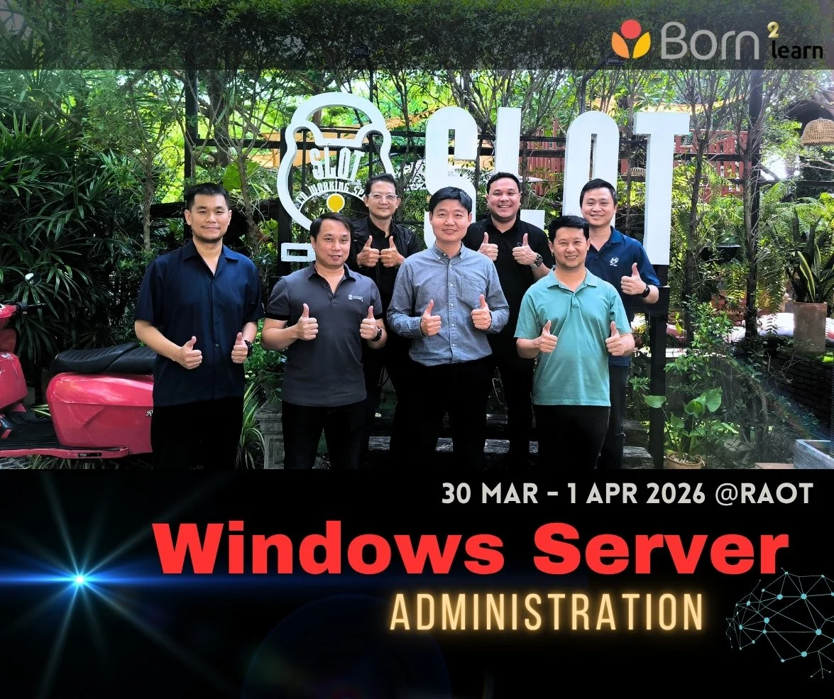 อบรม Windows Server Administration (30 มี.ค.-1 เม.ย. 2569) @การยางแห่งประเทศไทย