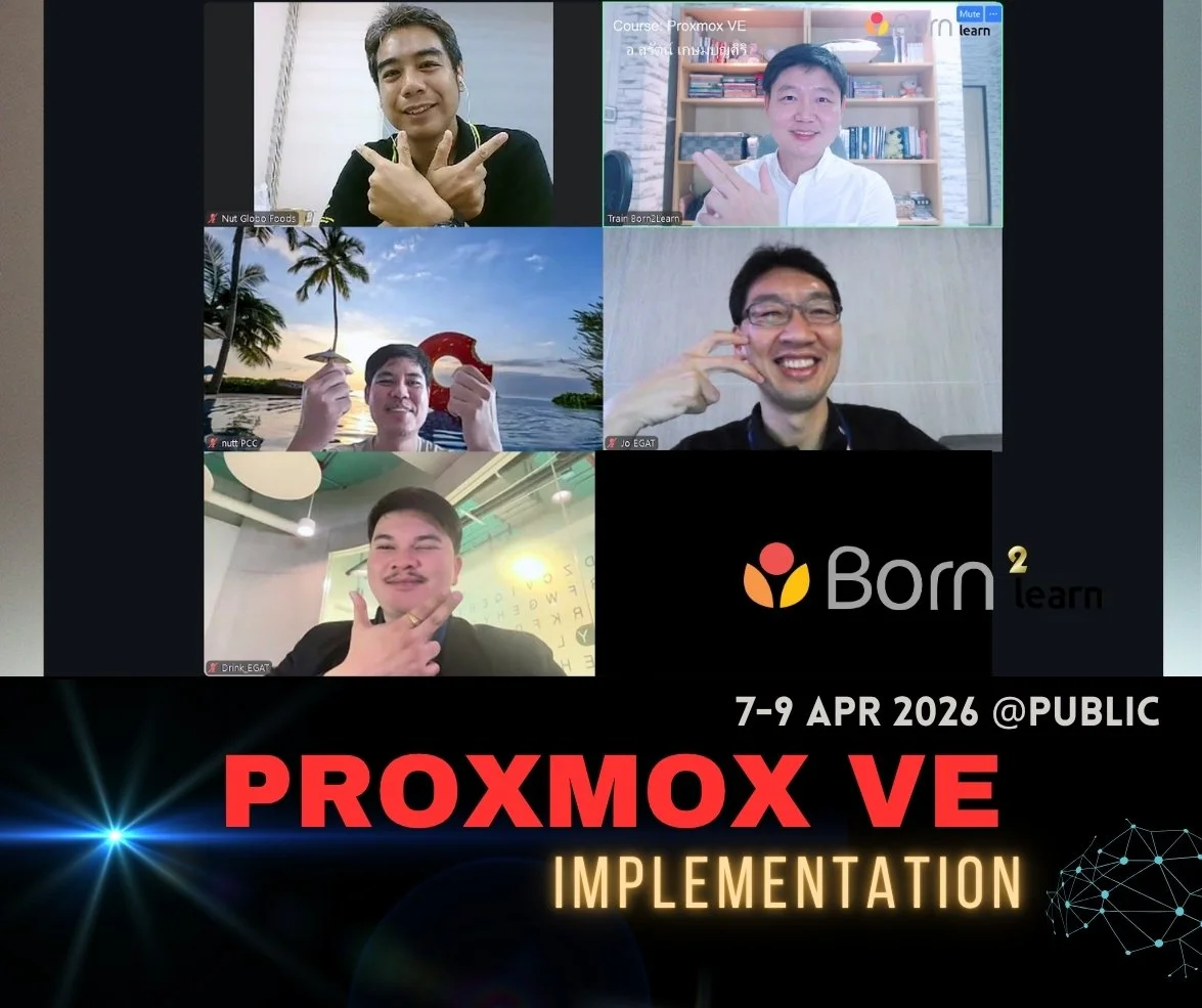 อบรม Proxmox VE (7-9 เม.ย. 2569) @Public