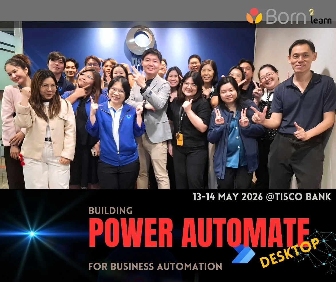 อบรม Power Automate Desktop (13-14 พ.ค. 2569)@TISCO BANK #1