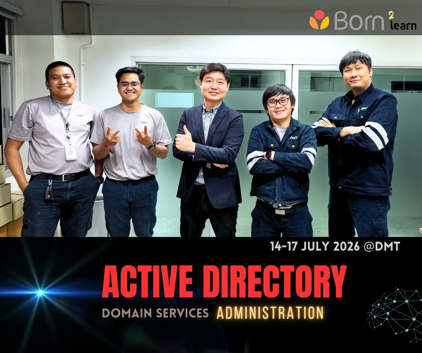 อบรม Active Directory Domain Services Administration(14-17กรกฎาคม 2569)@DMT