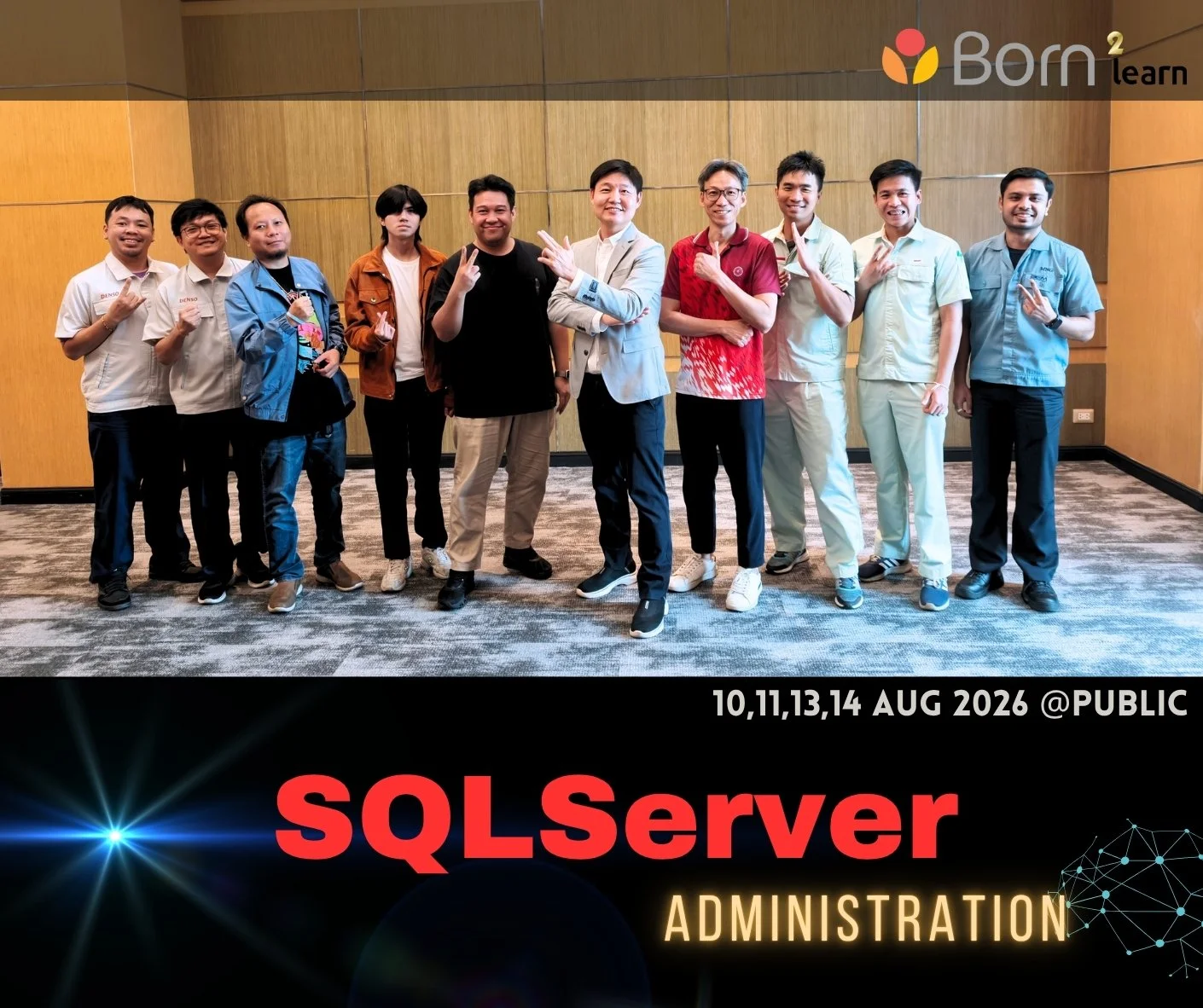 อบรม SQL Server Administration(10,11,13,14 สิงหาคม 2569)@Public