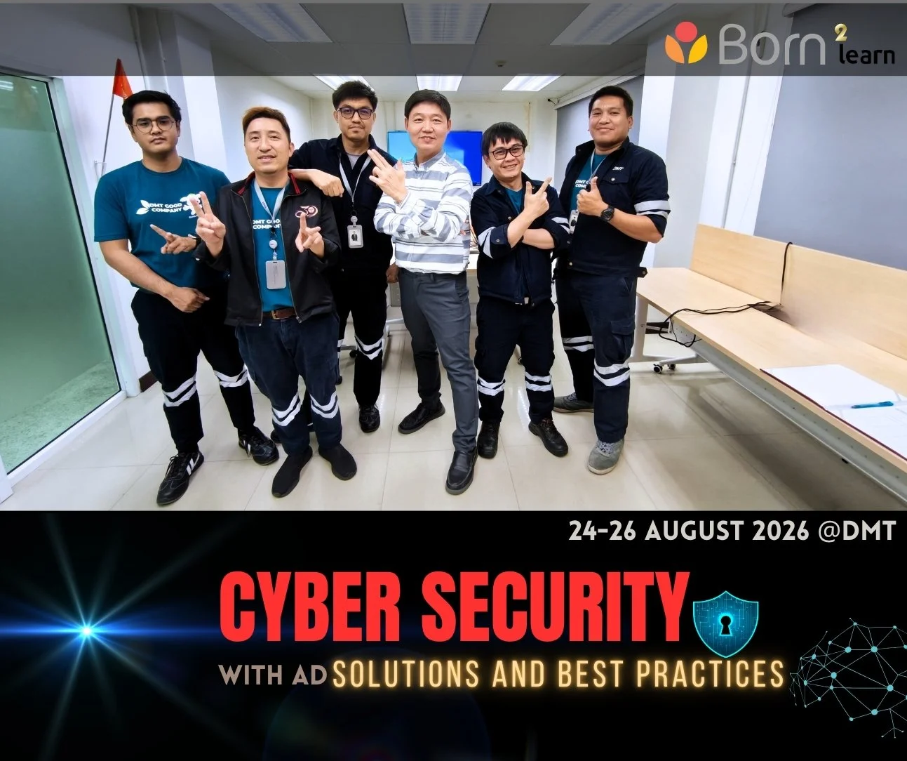 อบรม Implement Cyber Security with Active Directory: Solutions &amp; Best Practices(24-26 สิงหาคม 2569)@DMT
